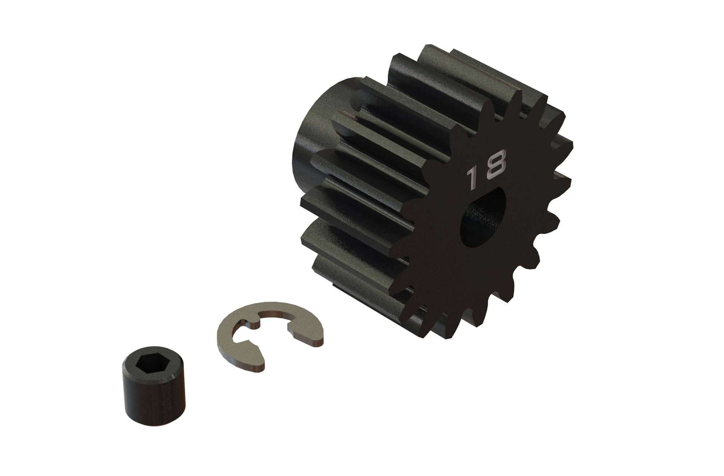 ARA310965 ARRMA 18T HD Mod1 Safe-D5 Pinion Gear for Kraton / Outcast 8S ARA310965 ARRMA 18T HD Mod1 Safe-D5 Pinion Gear for Kraton / Outcast 8S