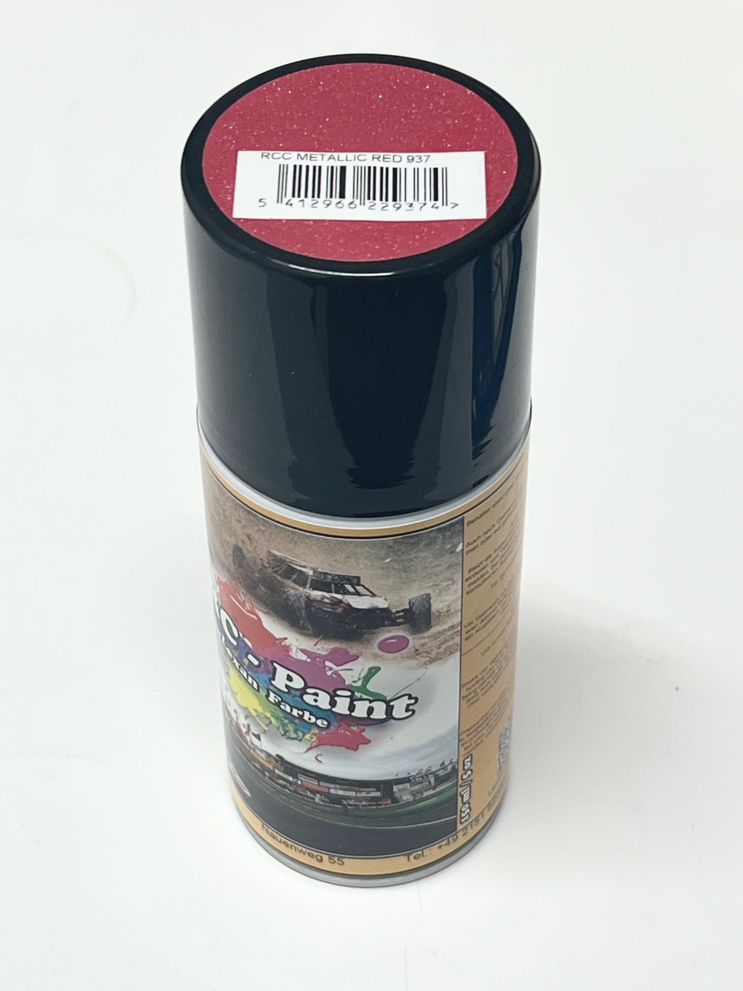 RC0937 Metallic Rot RC - Paint Lexan Farbe, 1 Sprühdose 150 ml,(Aktion) 4 für 3