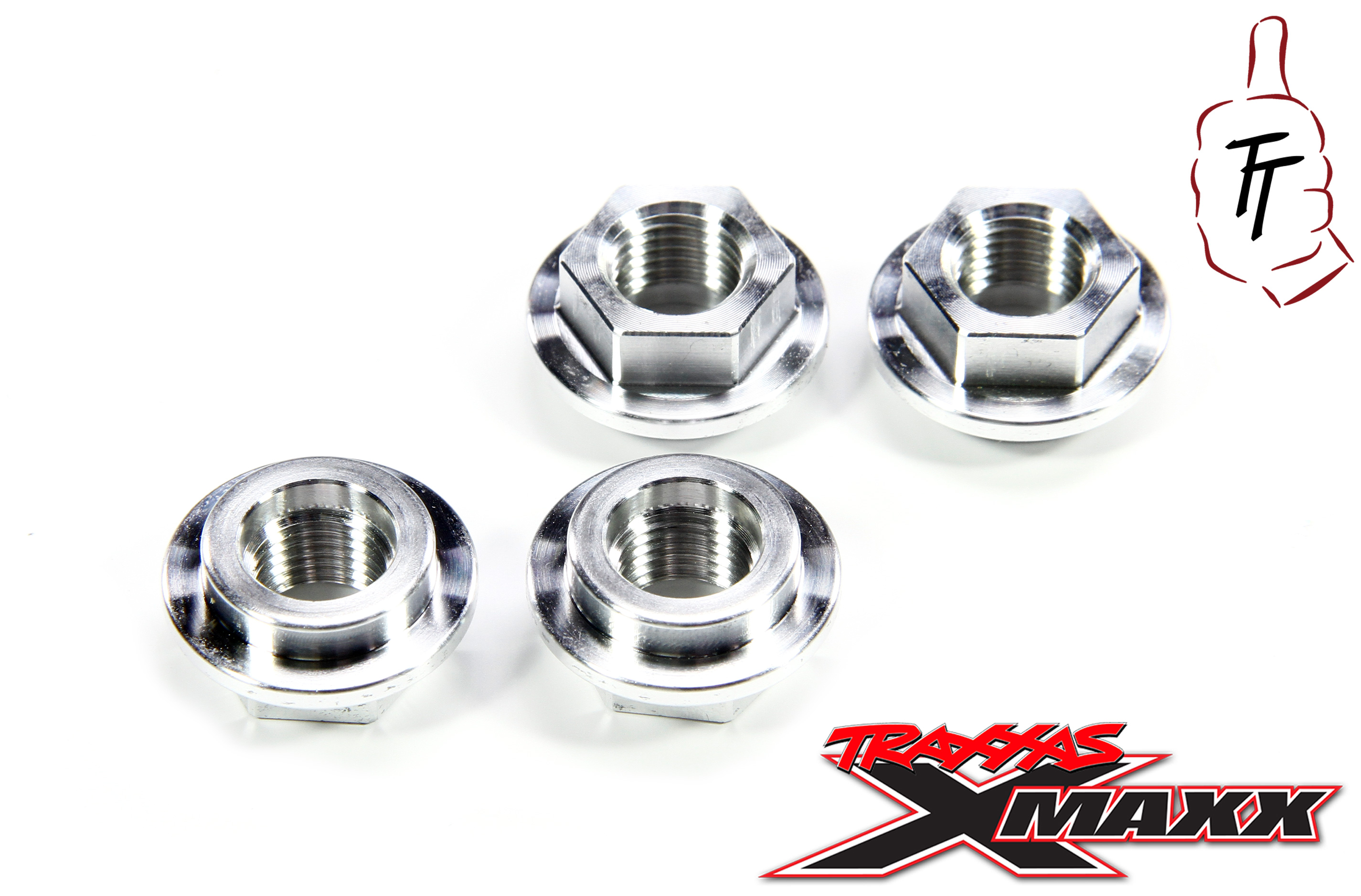 TT1020 Top Tuning Adapter wheel nut for MadMax, HPI and Losi 5ive rims on Traxxas X-MAXX