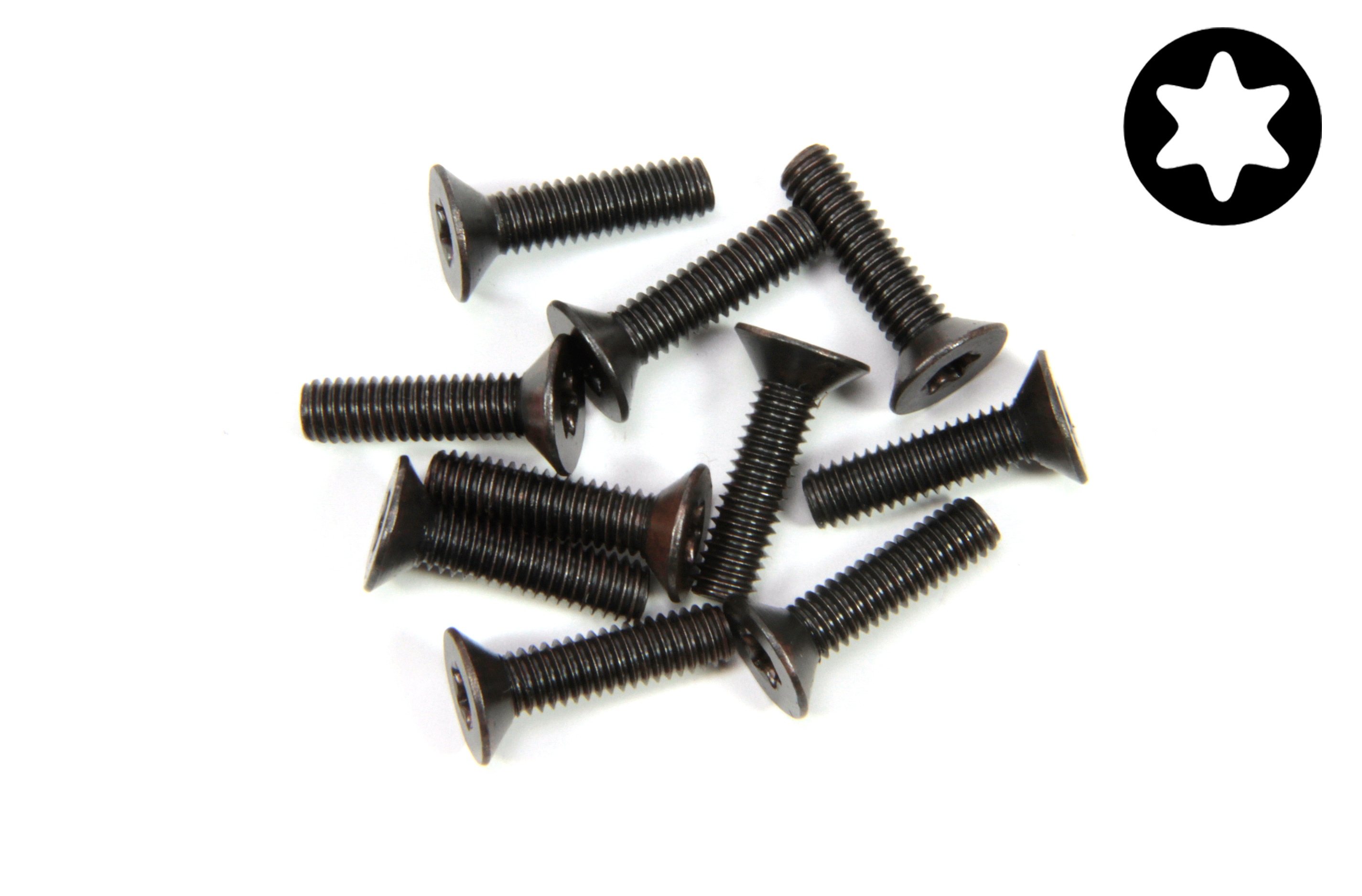 y6920/16-10.9 Senkschraube mit Torx M4 x 16 mm, Festigkeit 10.9, 10 Stück y6920/16-10.9 Senkschraube mit Torx M4 x 16 mm, Festigkeit 10.9, 10 Stück