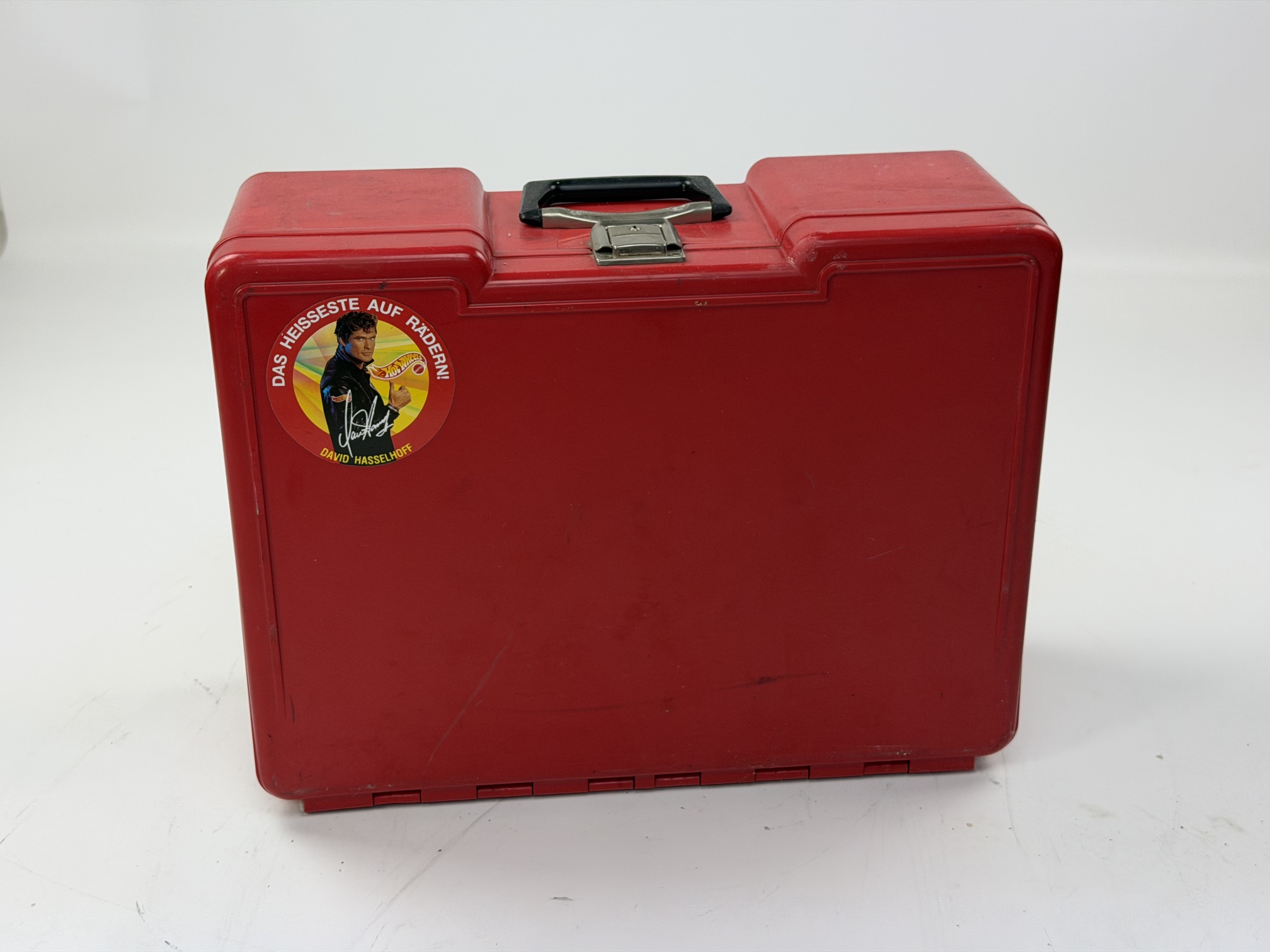 y559 Roter Poly Butler groß, 8 Schubladen, gebraucht