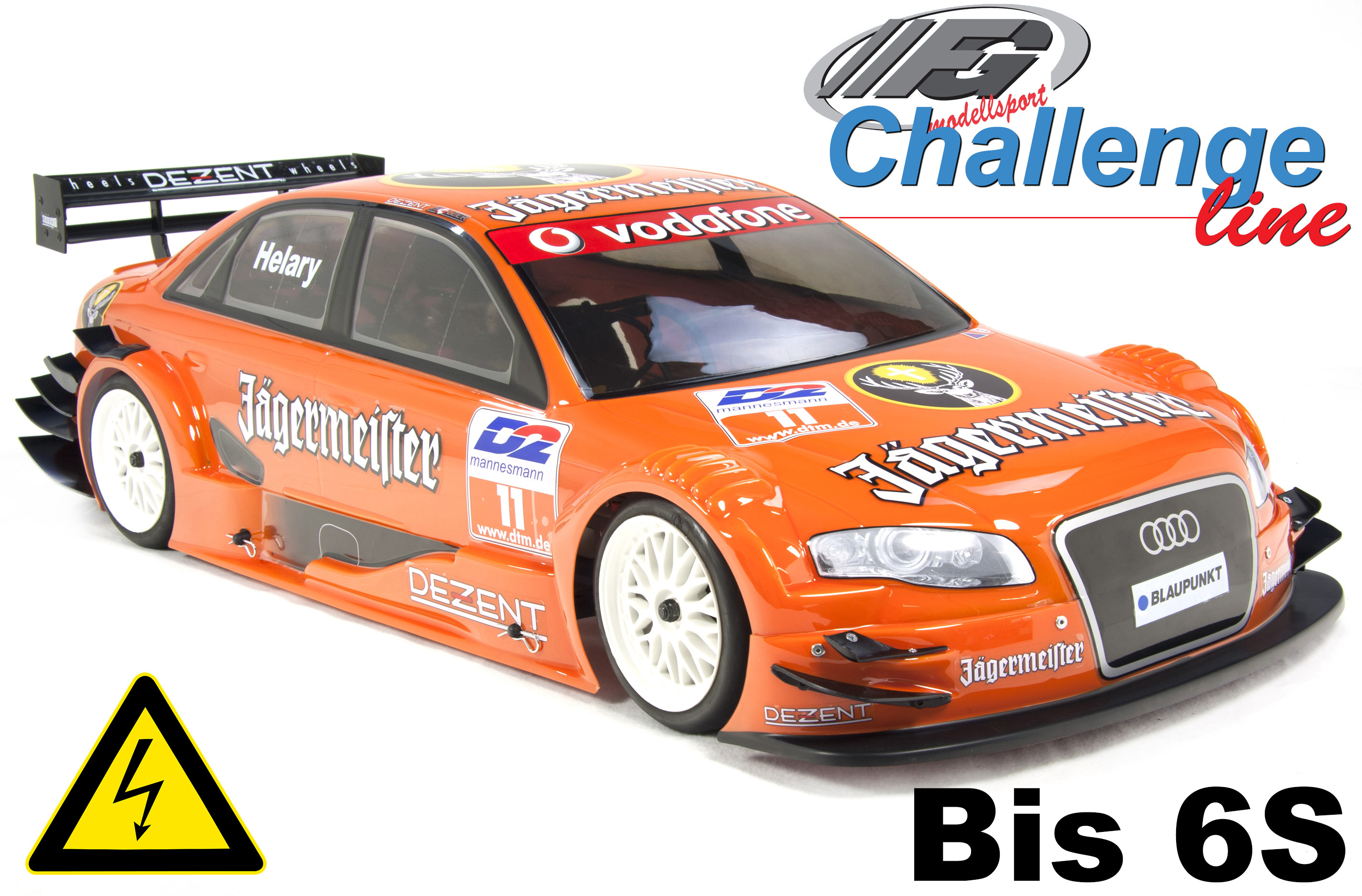 Challenge Line 2WD 530E Elektro Audi A4 inkl. Regler + und Motor Challenge Line 2WD 530E Elektro Audi A4 inkl. Regler + und Motor