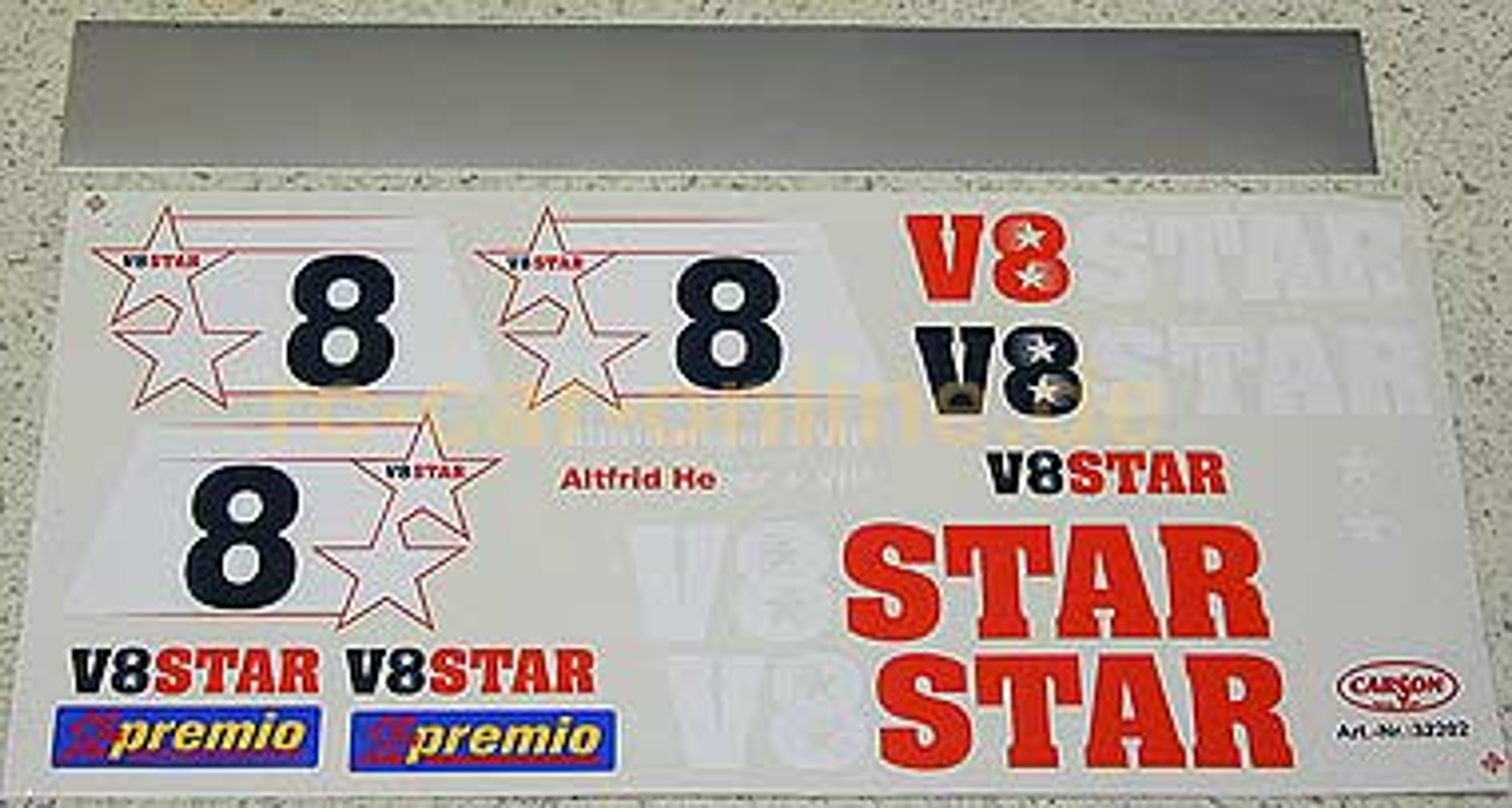 32202 V8 team decals - set 32202 V8 team decals - set