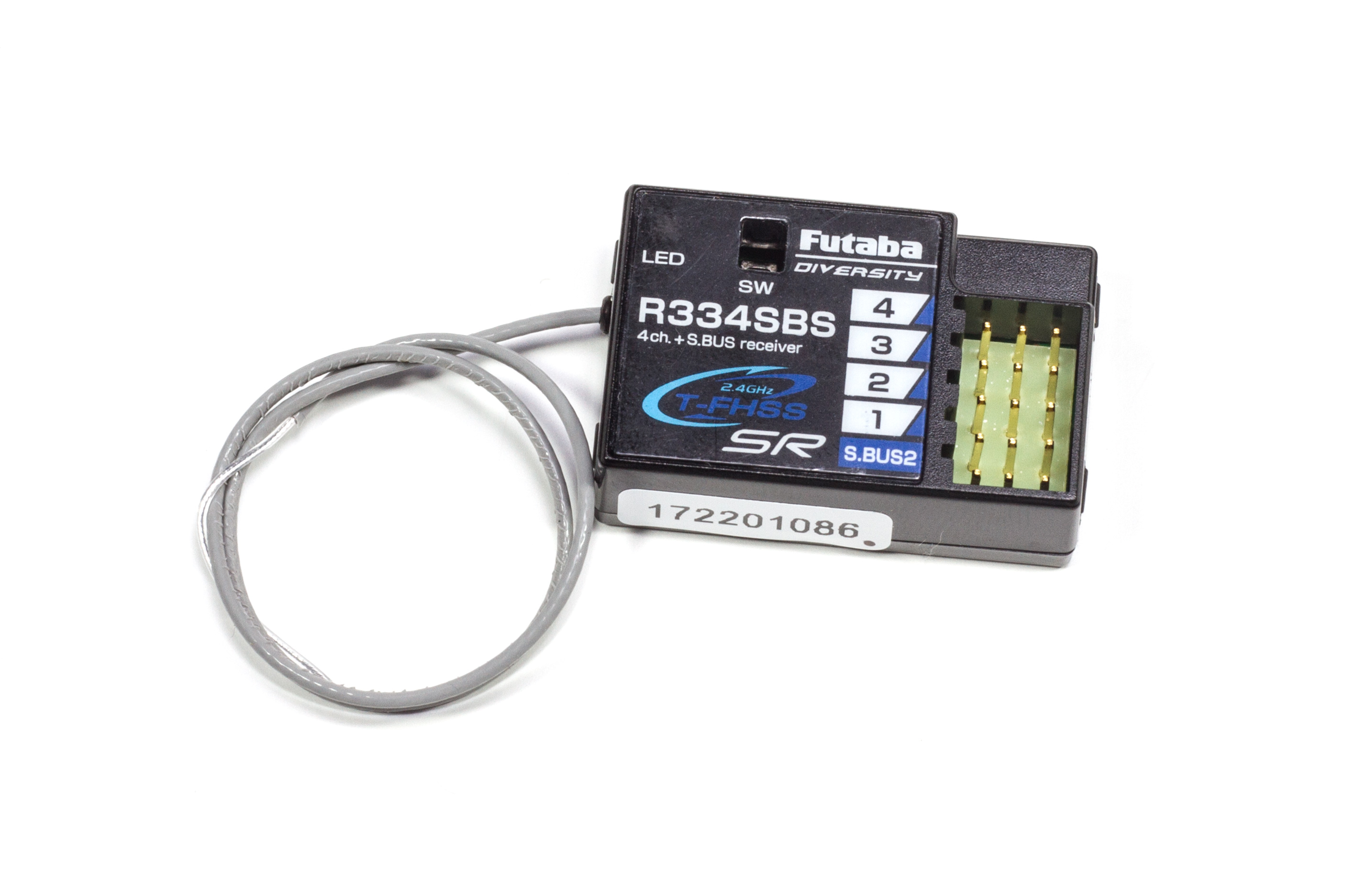 R334SBS Futaba Empfänger 2.4 GHz T-FHSS SR R334SBS Futaba Empfänger 2.4 GHz T-FHSS SR