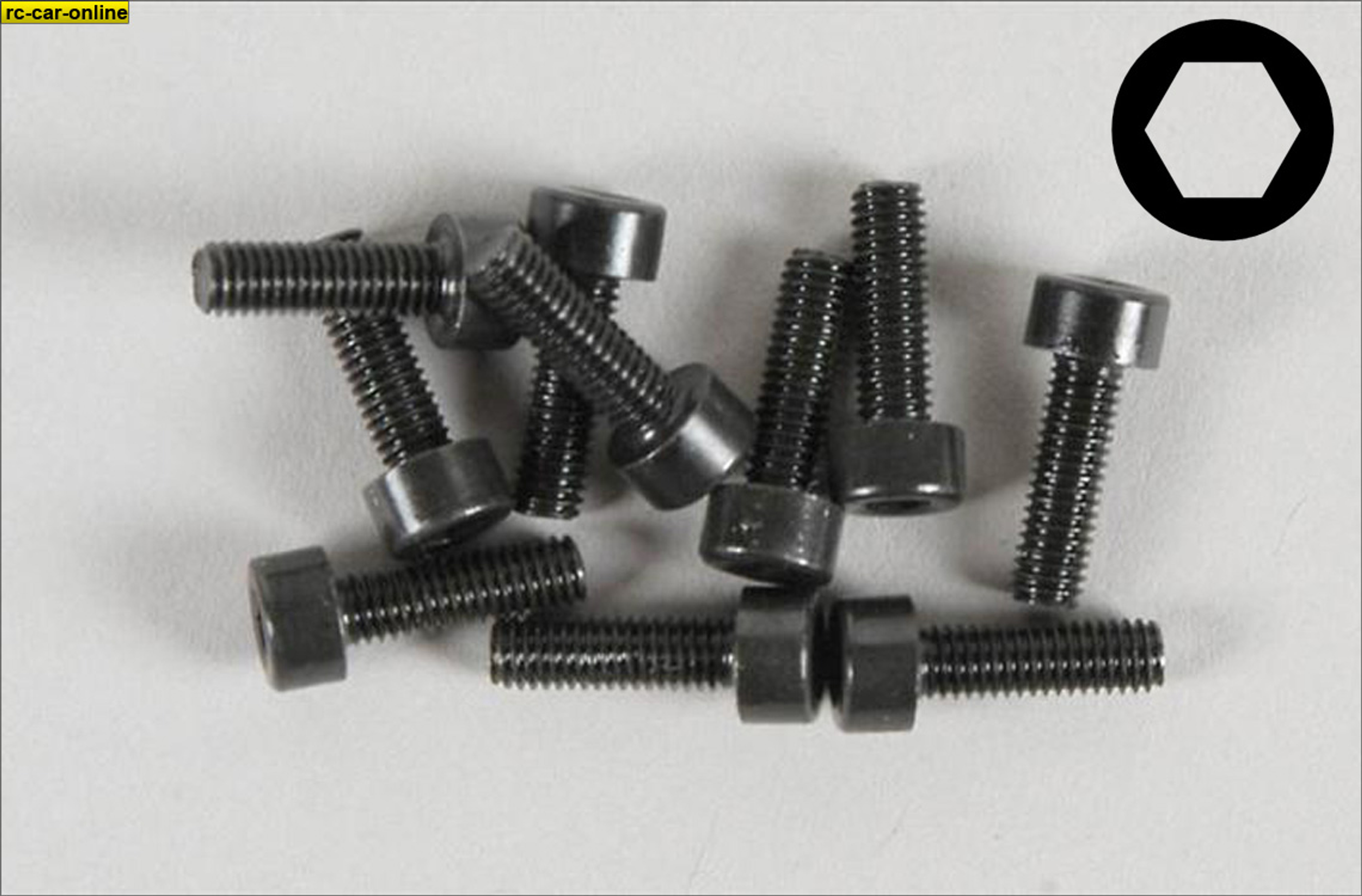 6724/10 FG Socket head cap screws M3x10 mm, 10 pieces