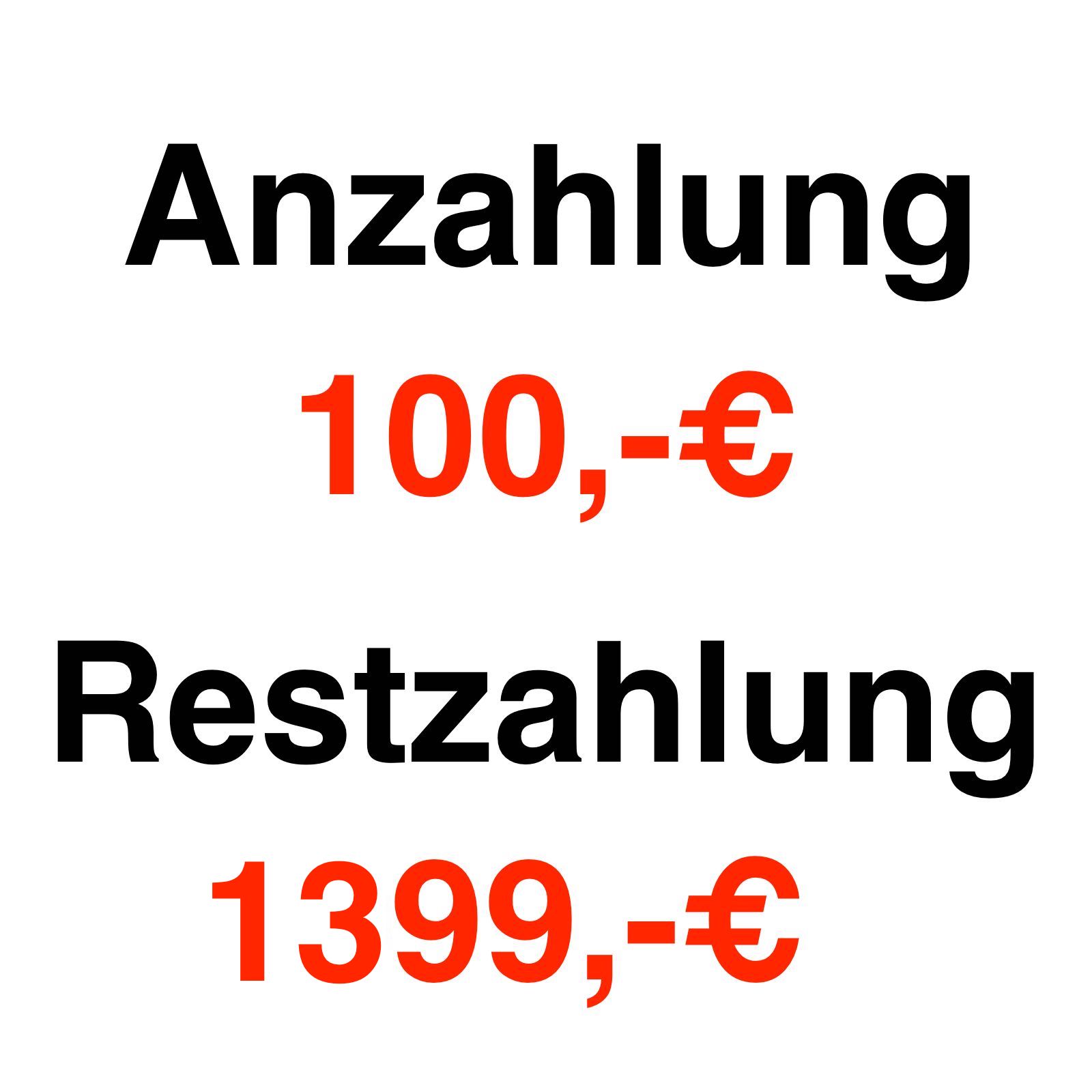 Anzahlung