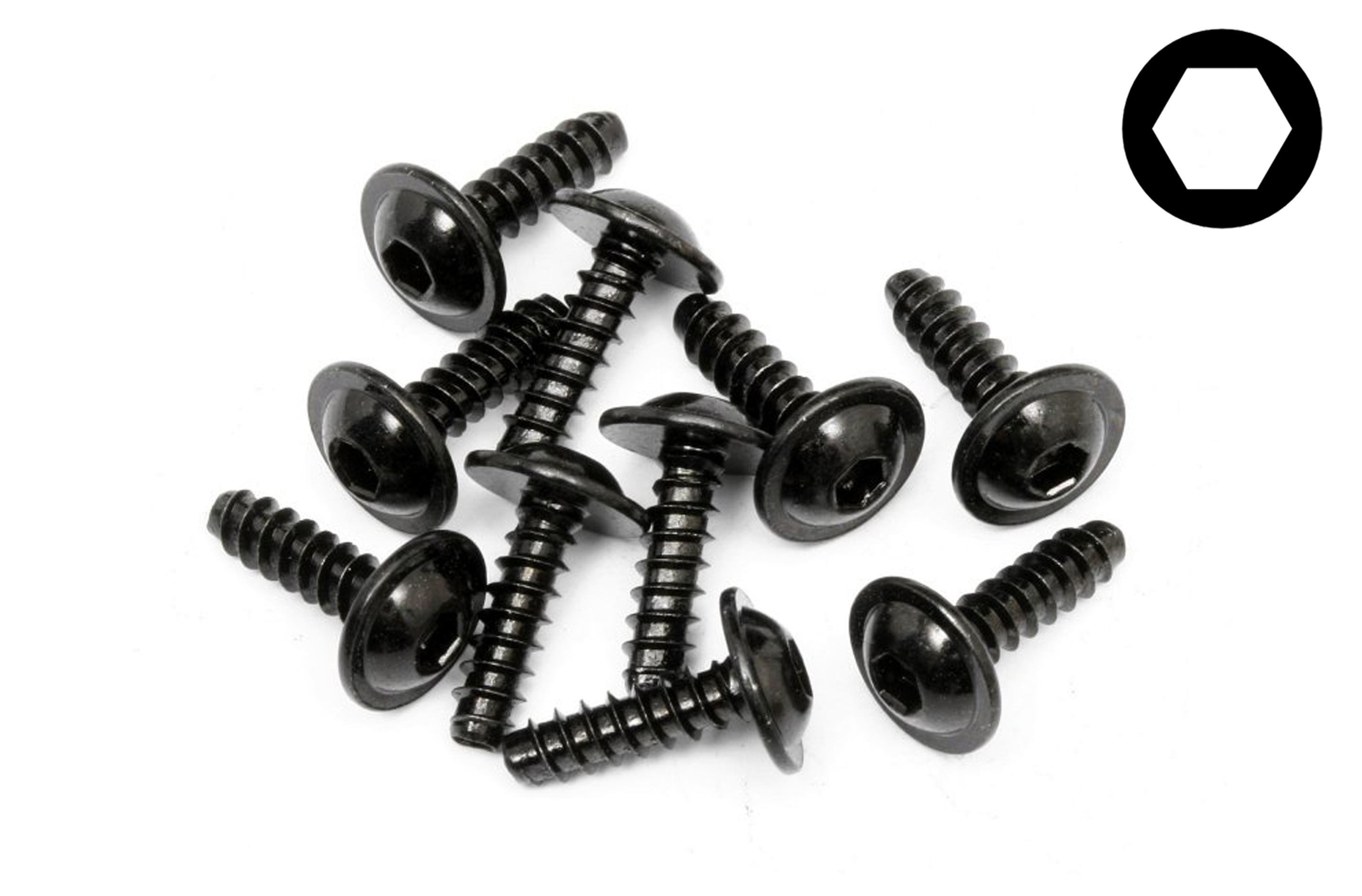 Z562 HPI Self tapping screw with flanged, M3 x 10 mm Z562 HPI Self tapping screw with flanged, M3 x 10 mm