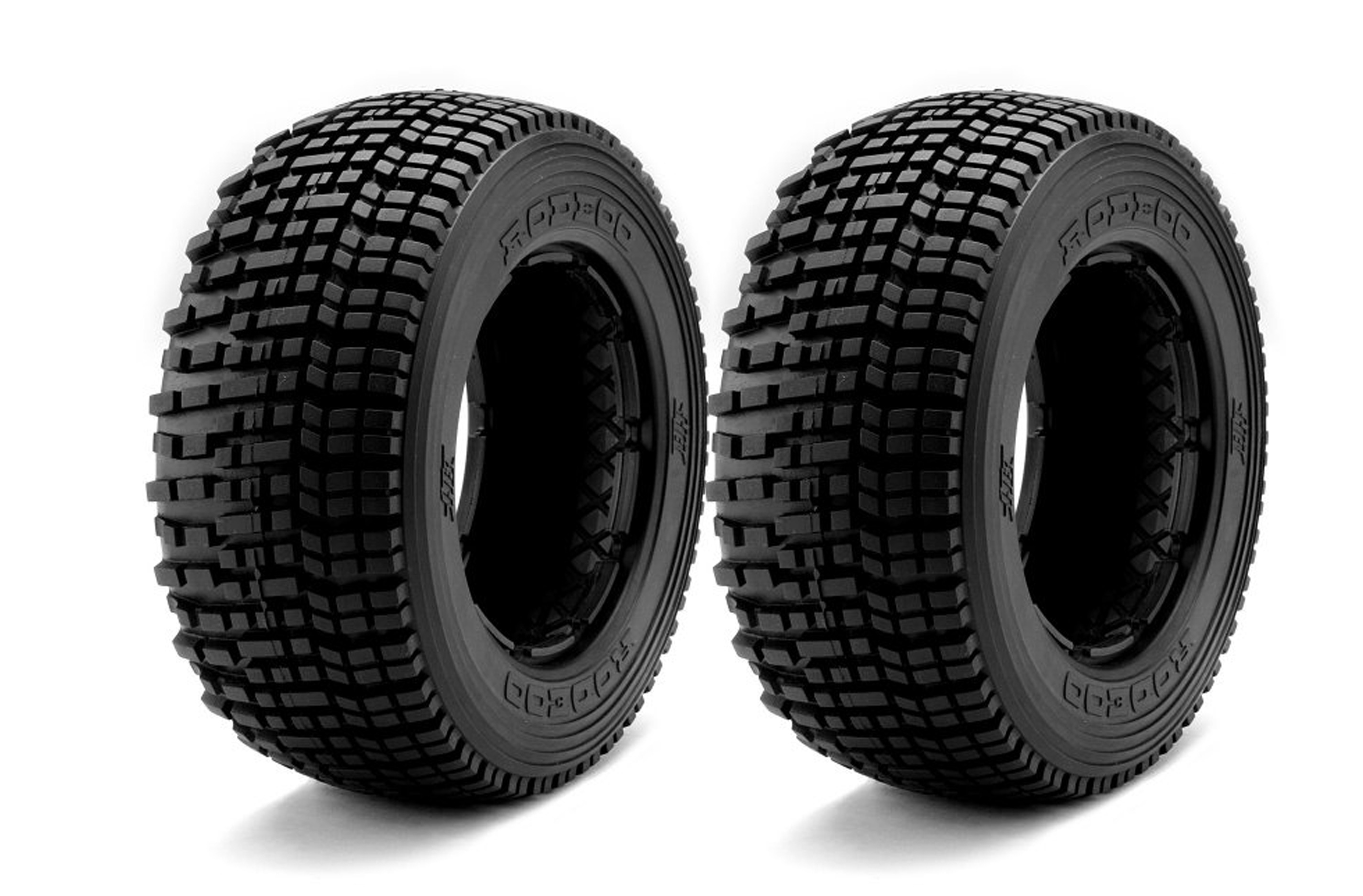 67867 HPI HB Rodeoo tires rear, white/soft,