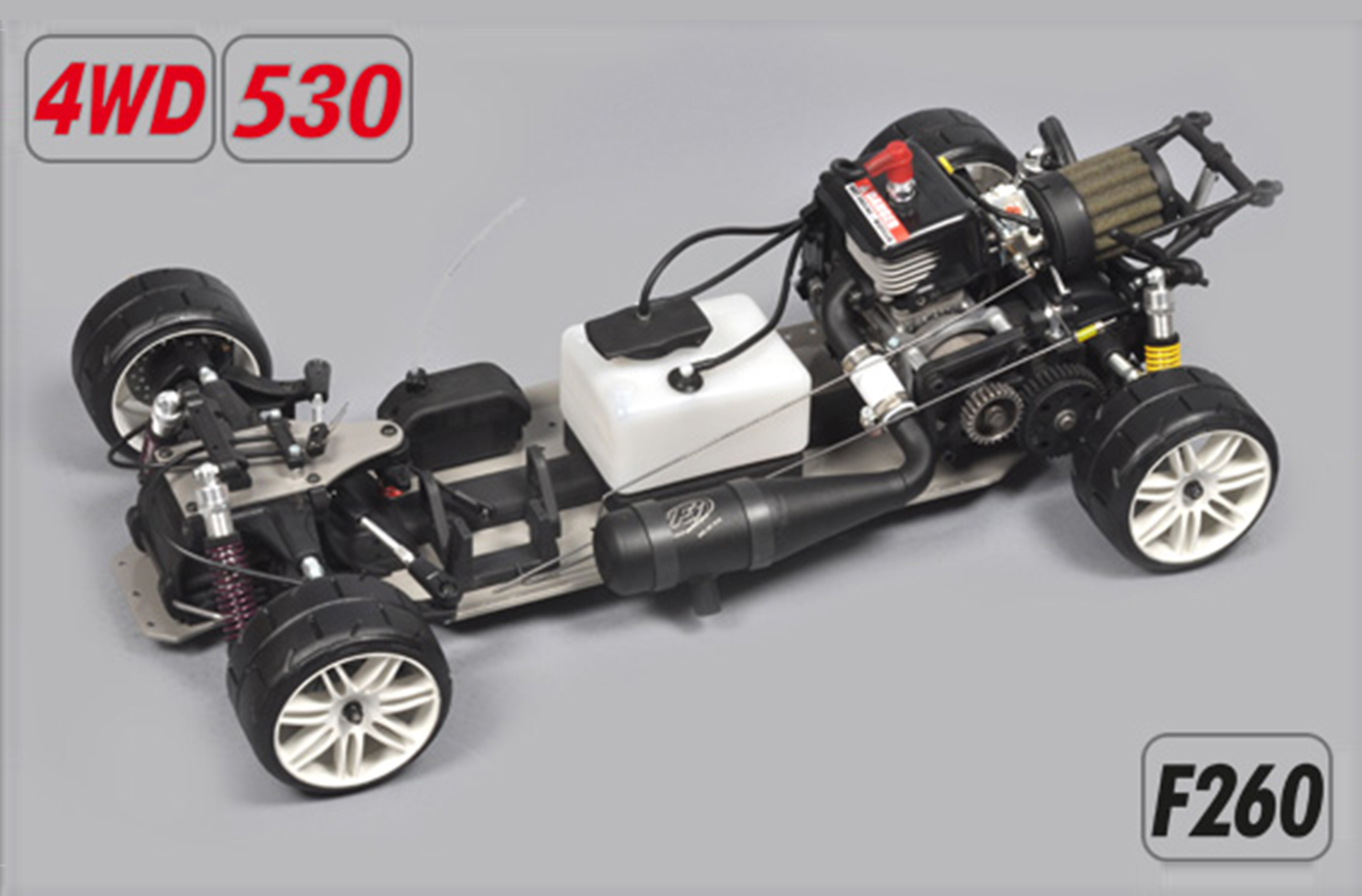 154100 Sportsline 4WD 530er Radstand, F-260 Motor 154100 Sportsline 4WD 530er Radstand, F-260 Motor