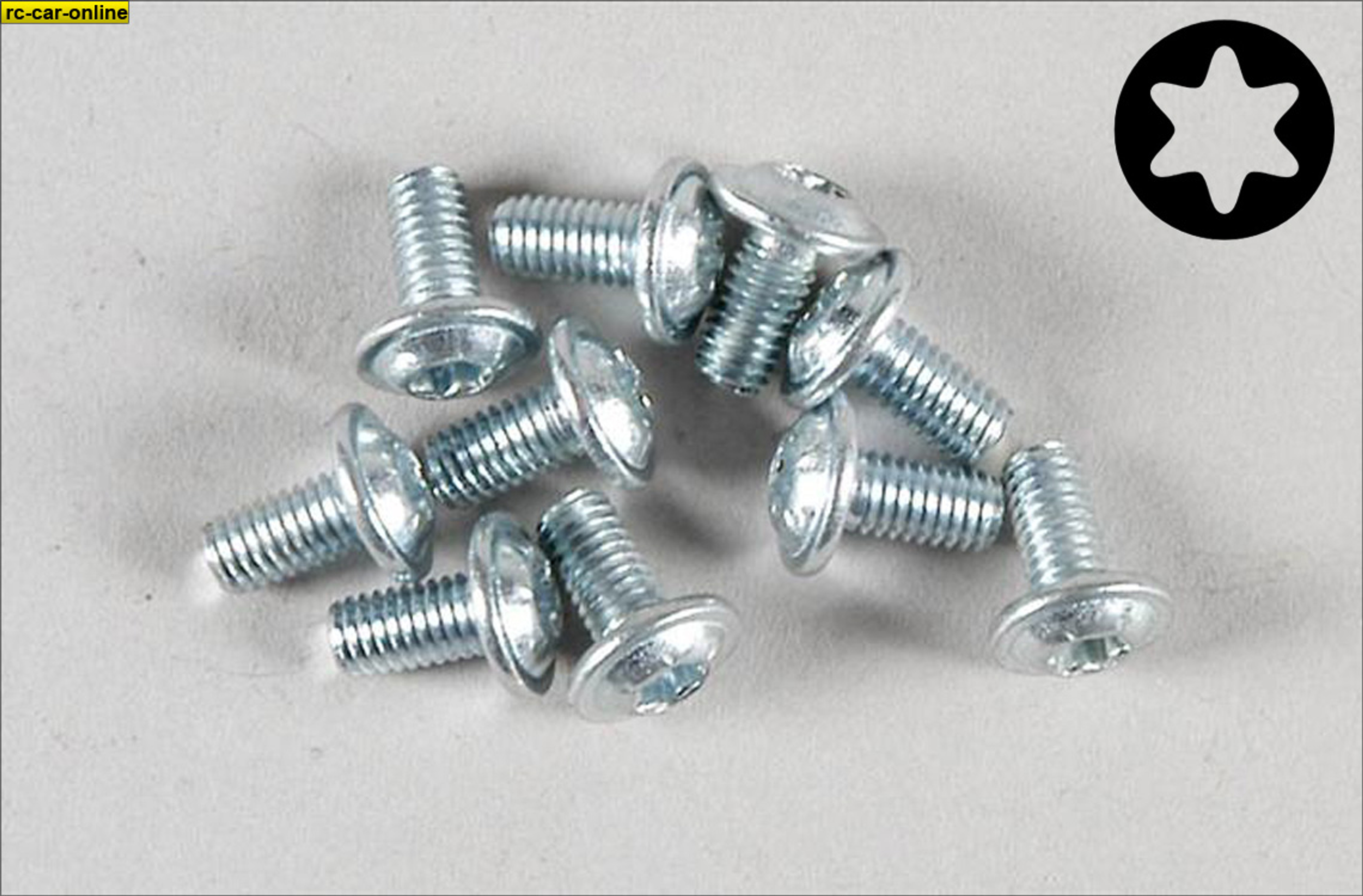 6917/06 FG Pan-head flange screw with Torx M3x6 mm, 10 pieces 6917/06 FG Pan-head flange screw with Torx M3x6 mm, 10 pieces