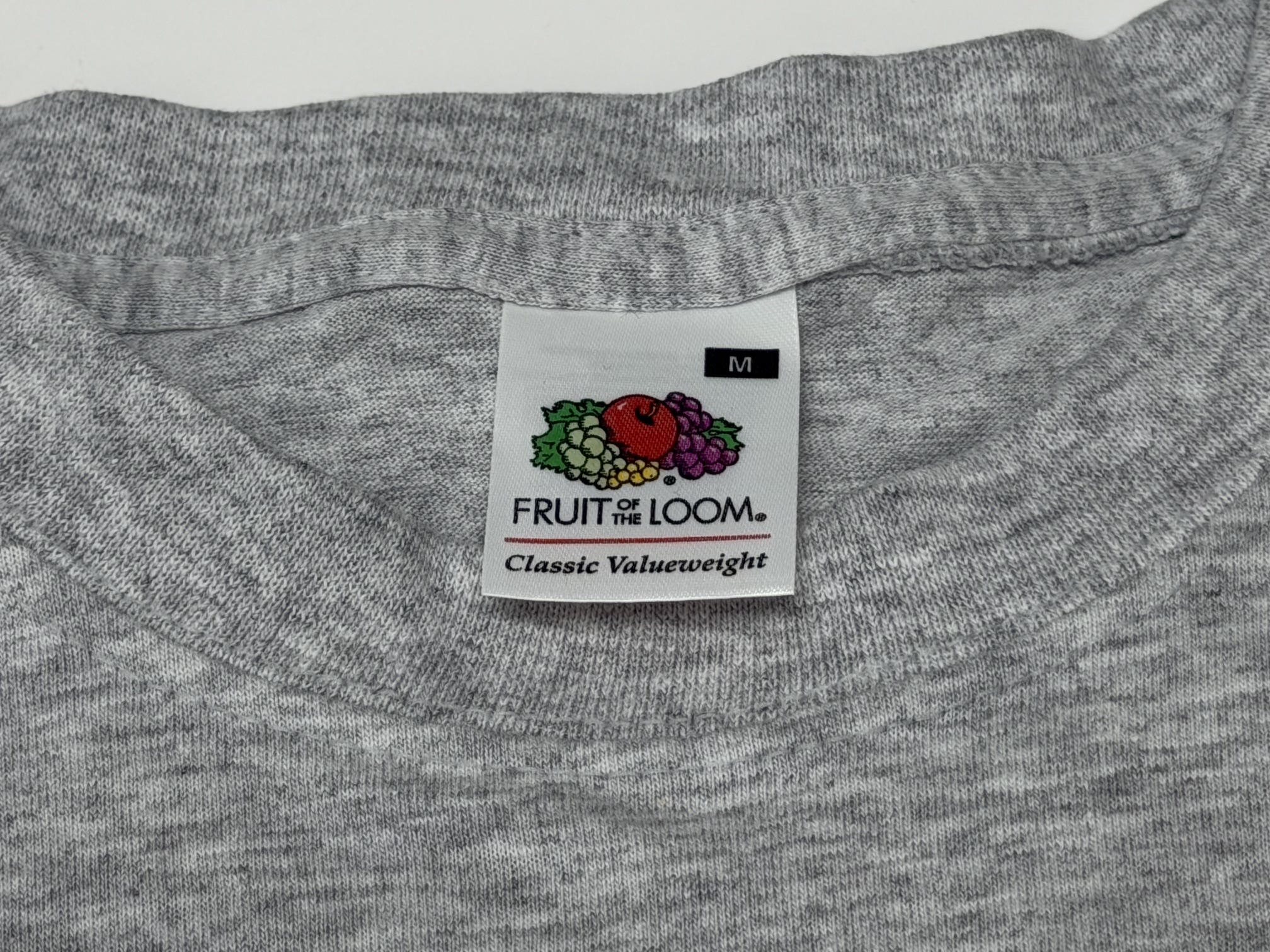 y481 T-Shirt Fruit of the Loom, grau, verschiedene Größen, 1 Stück