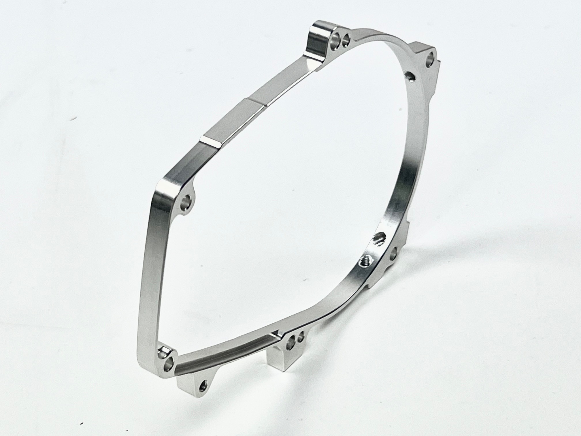 y015 SPACER FAN COVER UNIVERSAL 8mm silver, 1 pcs