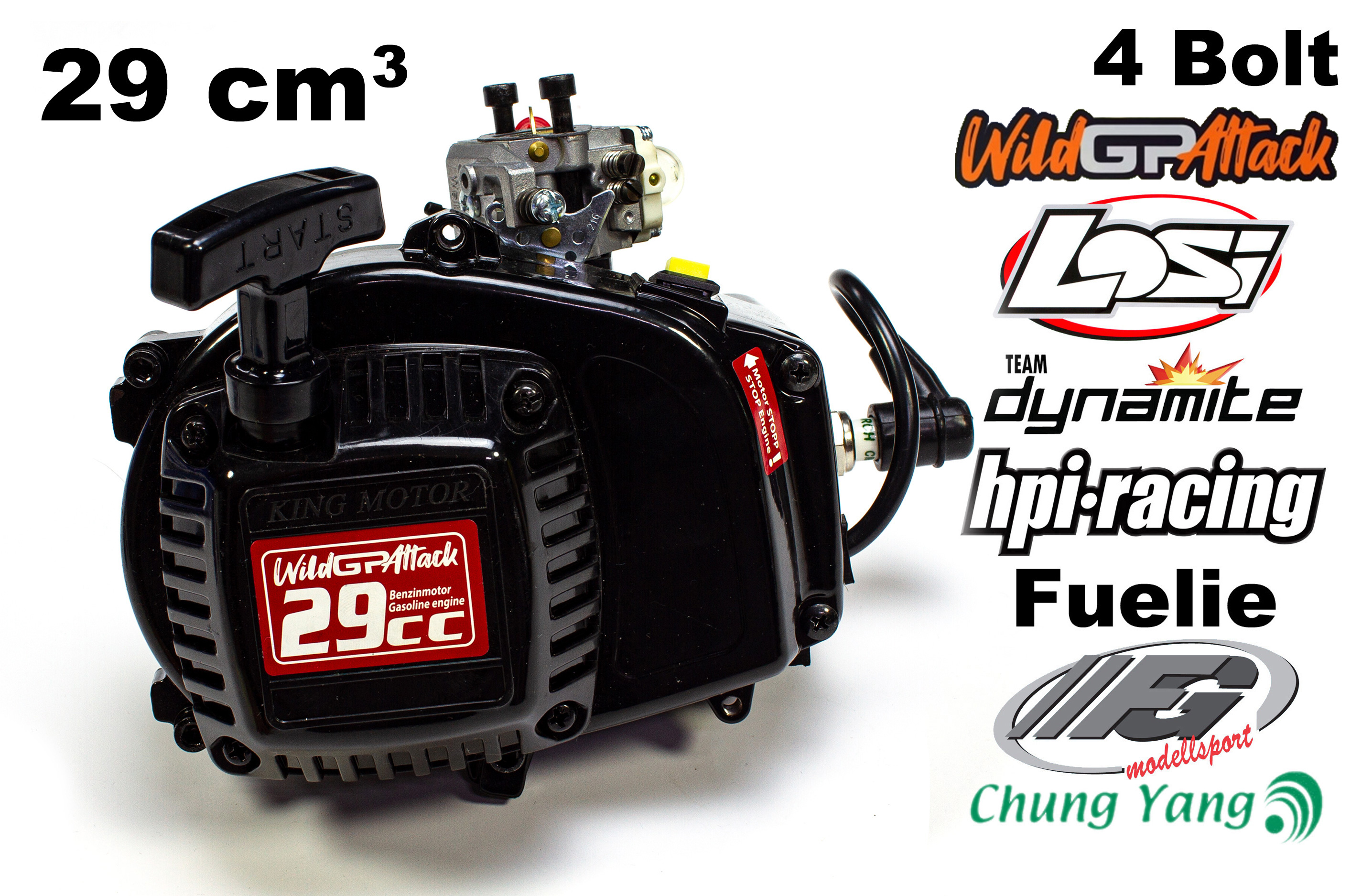 M001 Carson Wild GP Attack 29ccm Motor