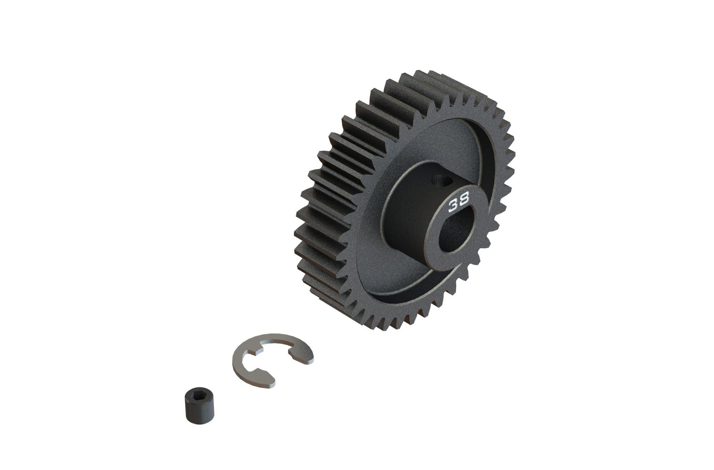 ARA311126 ARRMA Pinion Gear, 38T Mod1, Safe-D8 ARA311126 ARRMA Pinion Gear, 38T Mod1, Safe-D8