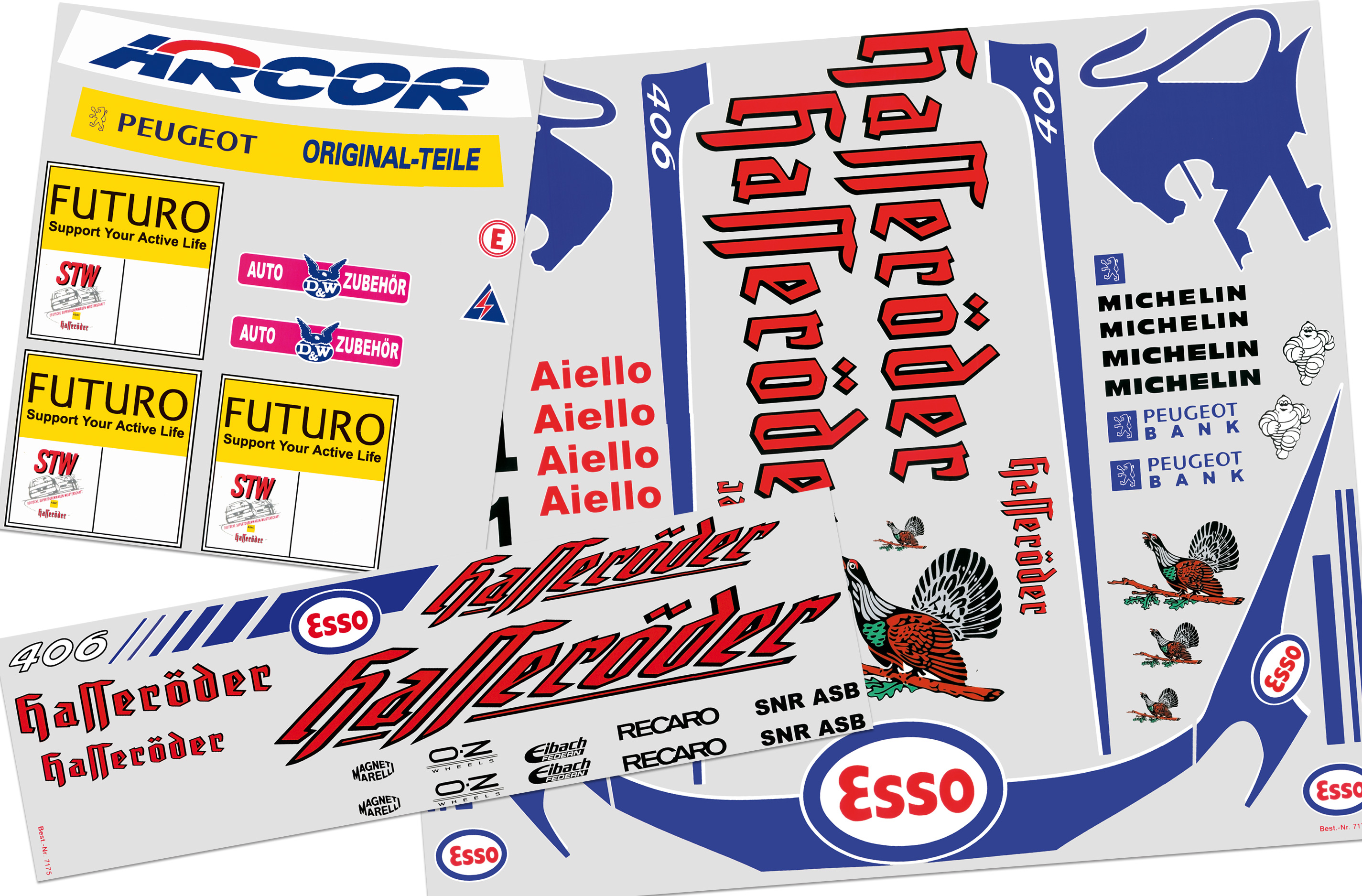 7175 FG Team decals Peugeot 406 7175 FG Team decals Peugeot 406