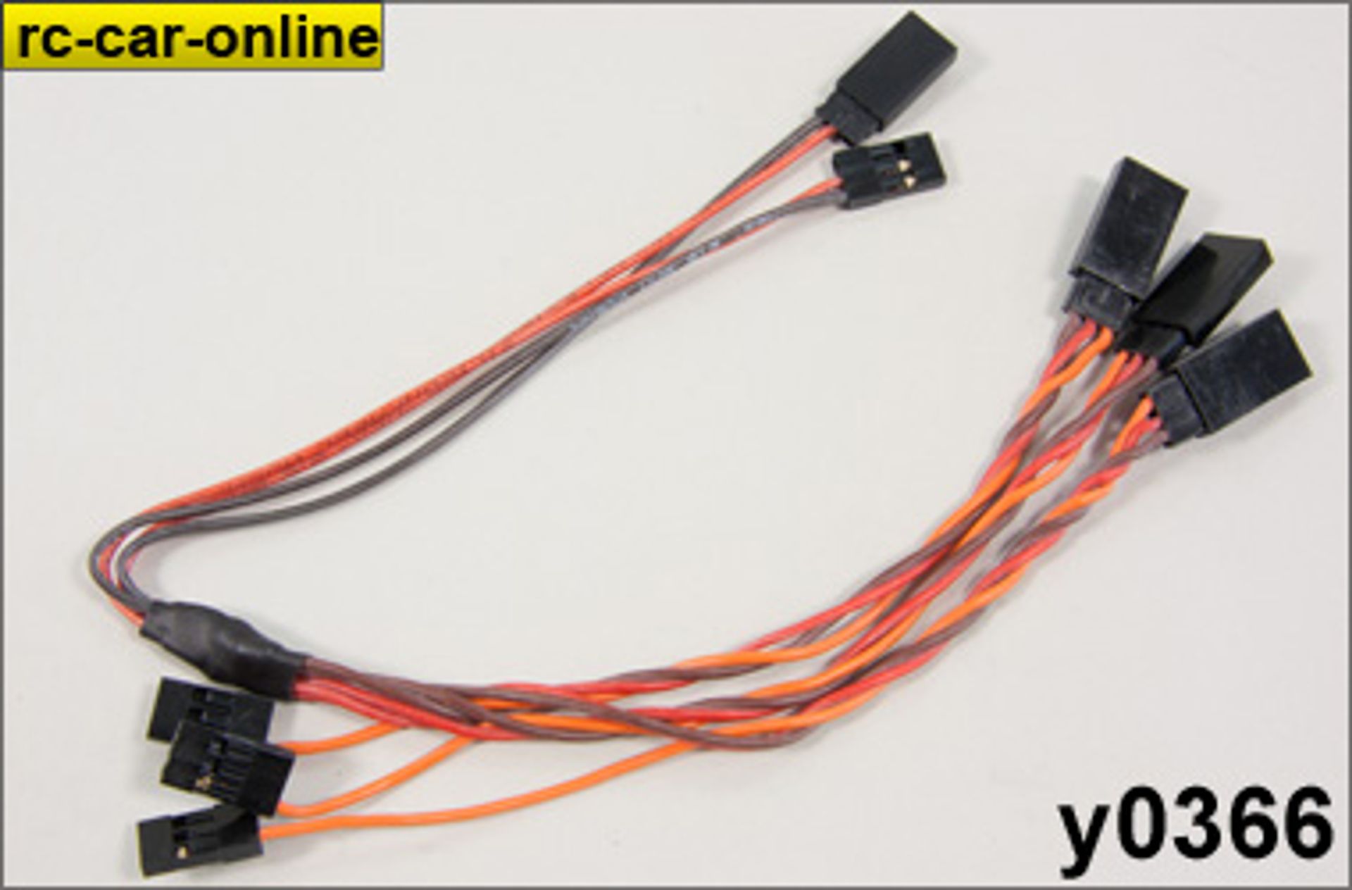 y0366 Servo direct power supply cable for 3 Servos with  Uni-Plug, 1 pce.