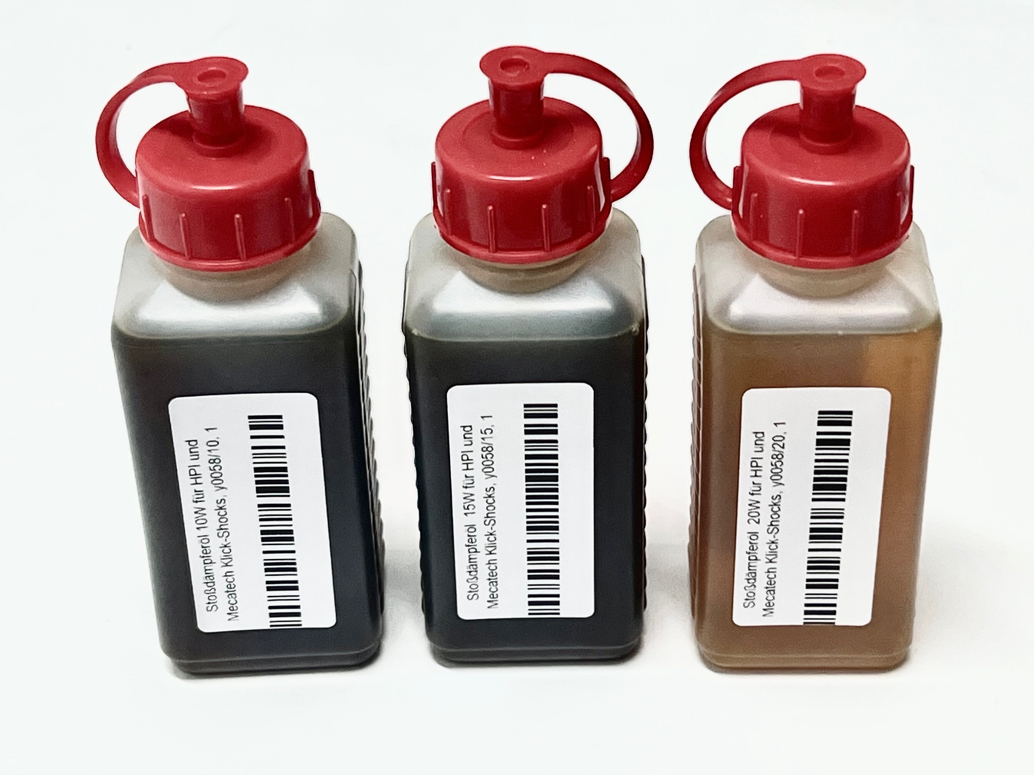 y0058 Shock absorber oil 10W - 20W for HPI and Mecatech Klick-Shocks, 100ml, 1 pieces