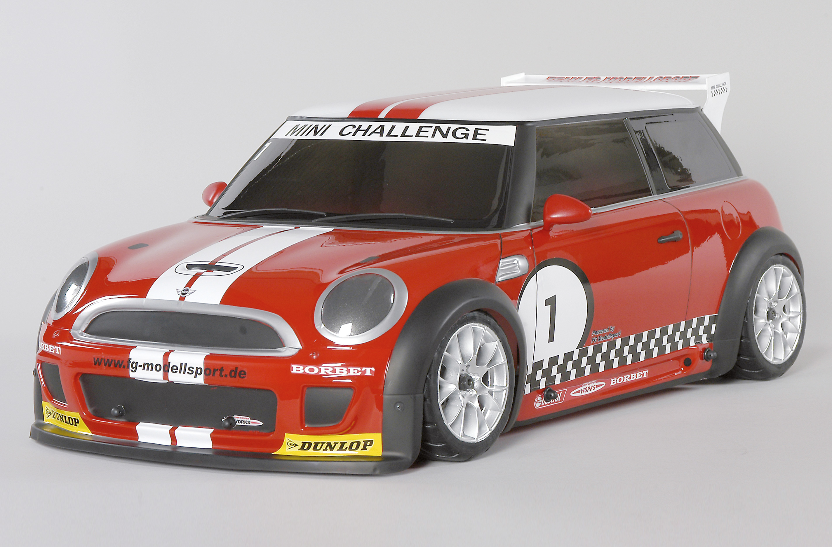 FG Sportsline with Mini Cooper body shell, 23cm³ Engine