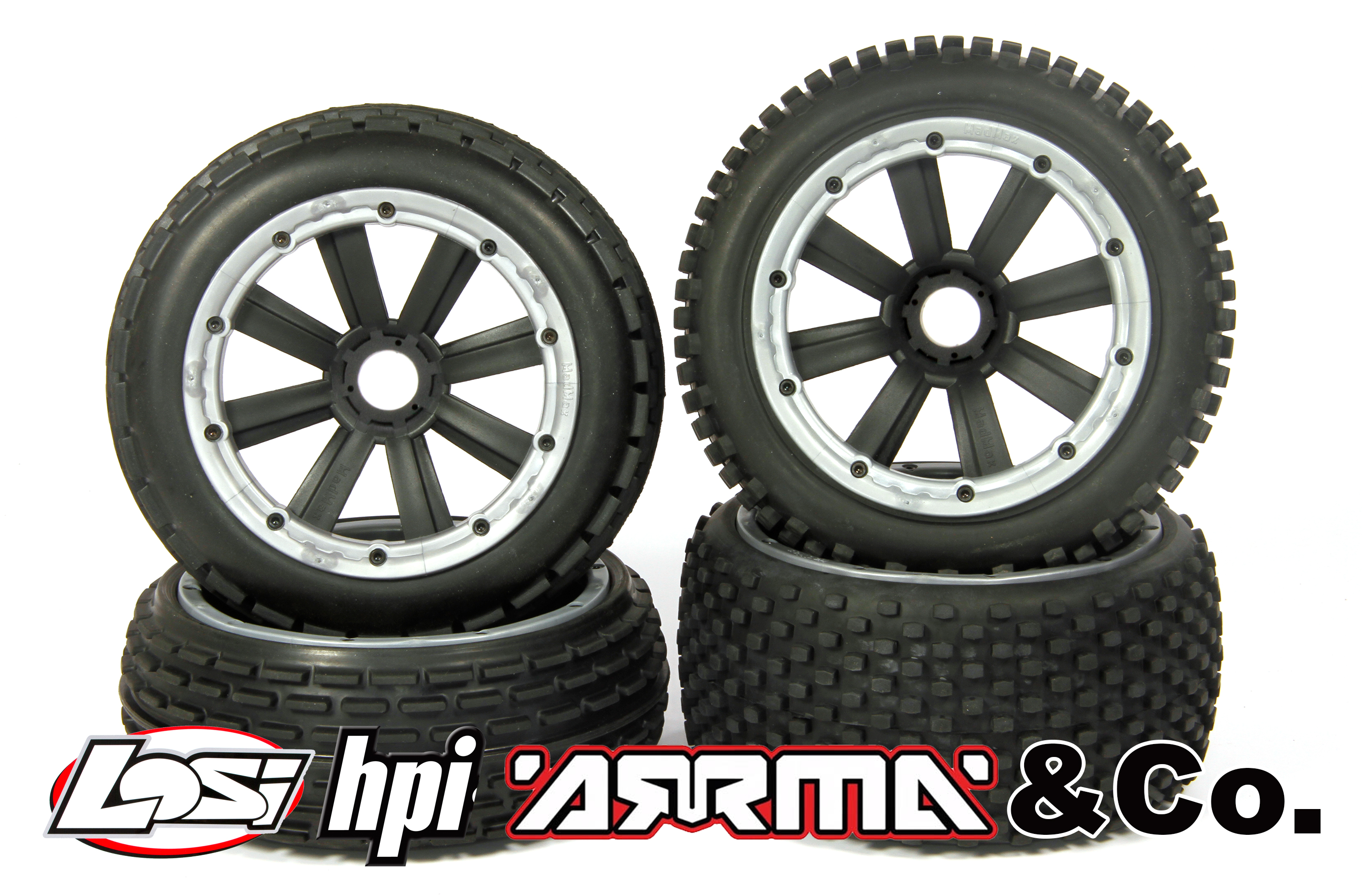 y1417/01 GPM - Ultragrip 170x80/x60 mm for Losi and HPI (24 mm hex drive)
