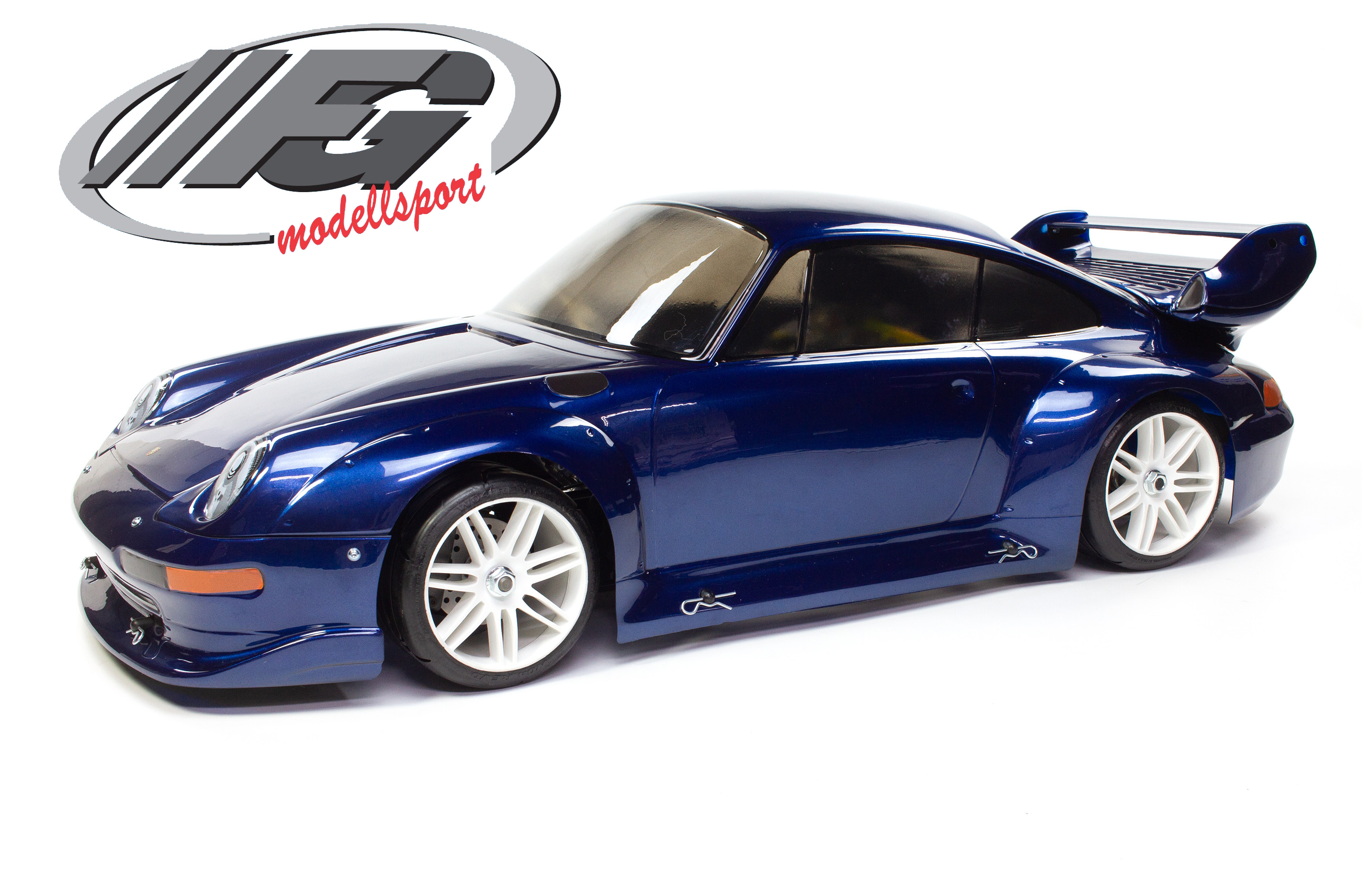 5160/10 FG Body set Porsche GT2 body set 465 mm wheelbase, painted 5160/10 FG Body set Porsche GT2 body set 465 mm wheelbase, painted