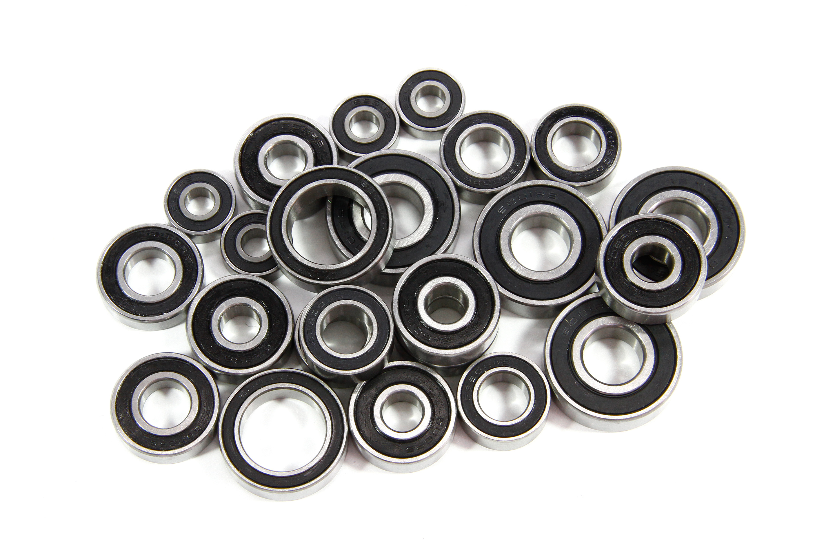 4411/15 FG ball bearing set for 1/5, 1/6 4WD, sealed, 23 pcs. 4411/15 FG ball bearing set for 1/5, 1/6 4WD, sealed, 23 pcs.