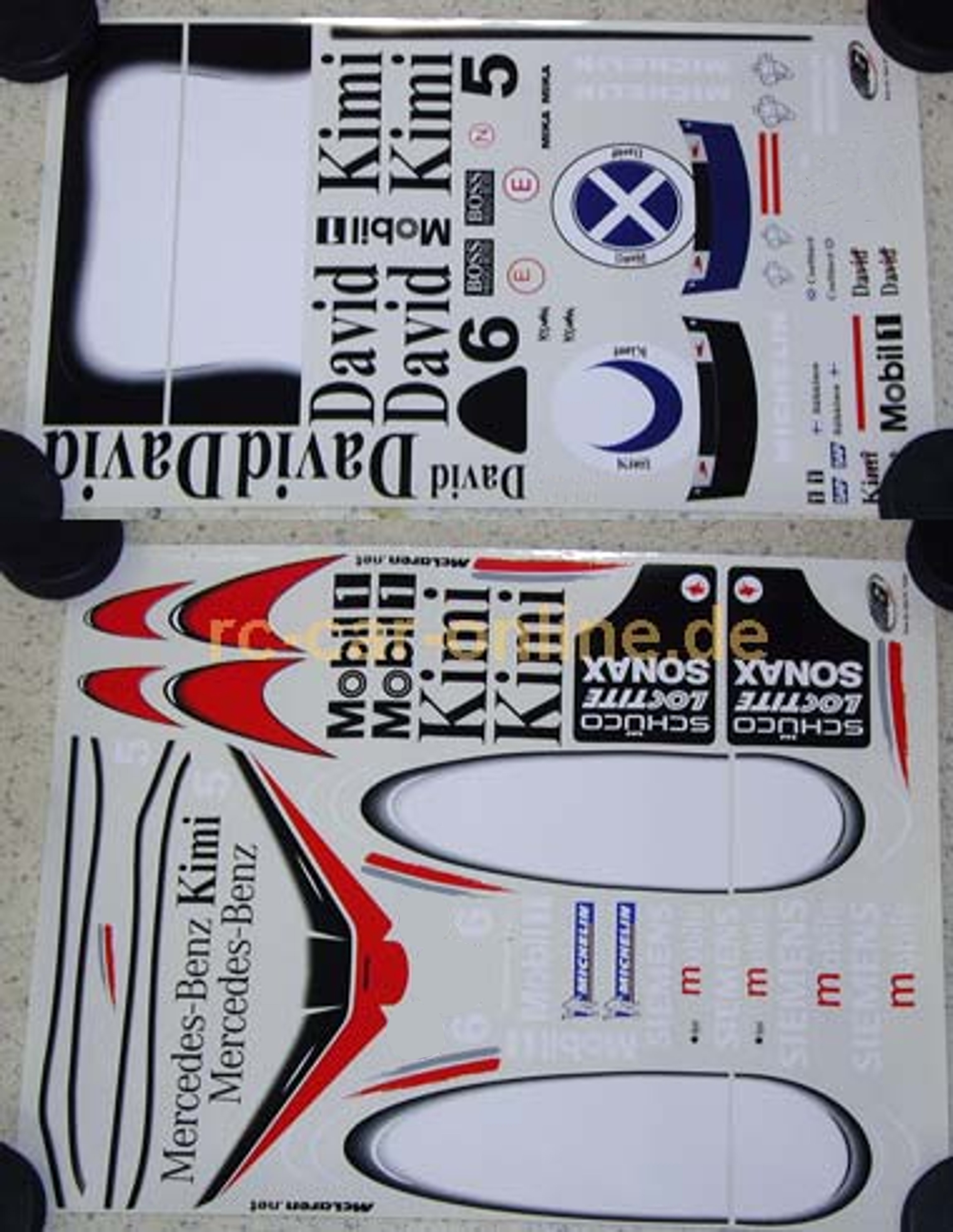 10268 FG Team decals Mobil-Sonax Formula 1 10268 FG Team decals Mobil-Sonax Formula 1