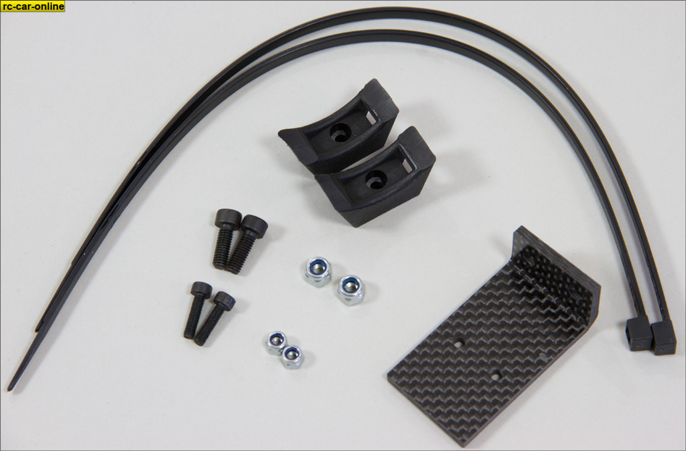 Mielke 5115 Carbon bracket for tuned pipe #5110, set Mielke 5115 Carbon bracket for tuned pipe #5110, set