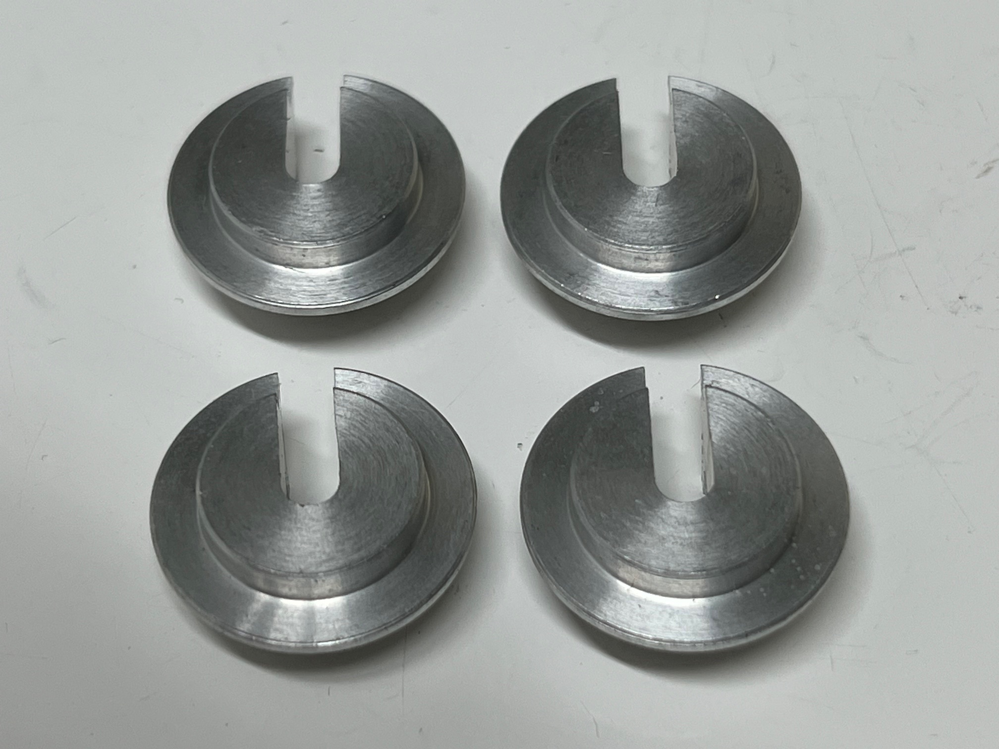 y7092/02  Aluminium spring plate small 16 mm, 4 pieces