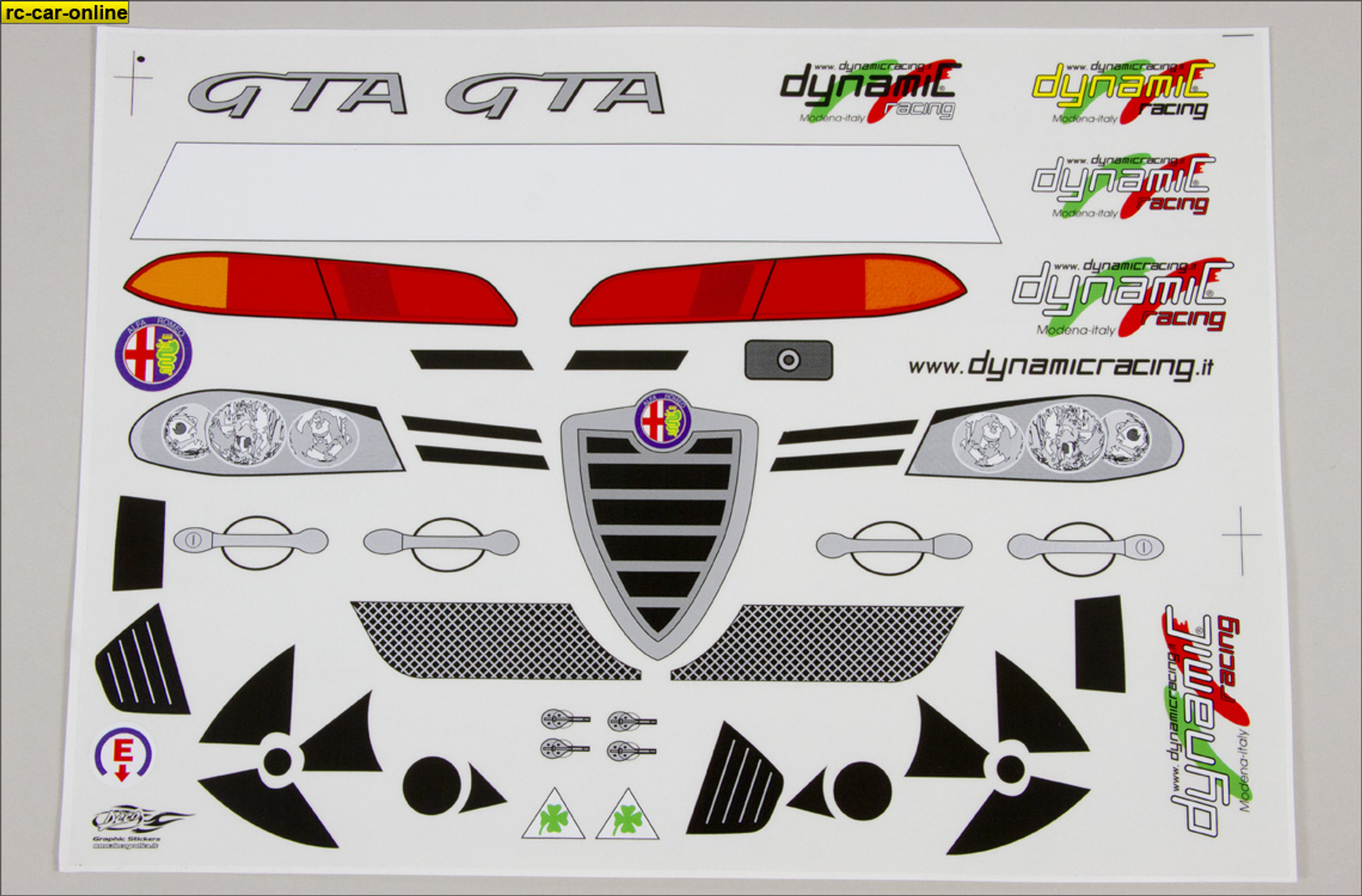 y1255/01 Alfa Romeo 156 WTCC RACING Fahrzeug-Dekorbogen y1255/01 Alfa Romeo 156 WTCC RACING Fahrzeug-Dekorbogen