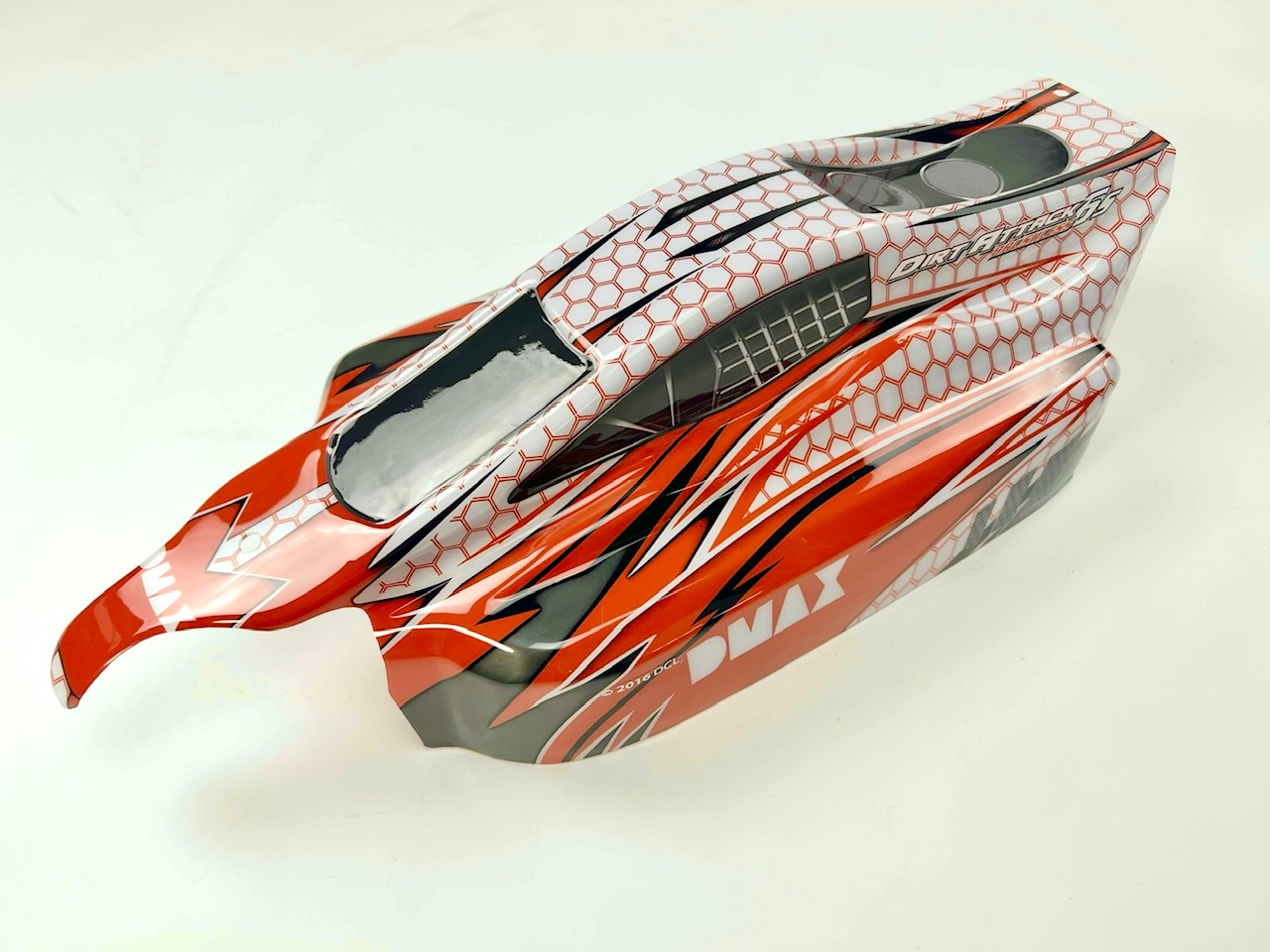 500405857 Carson Dirt Attack XXL DMAX Body shell, without rear wing 500405857 Carson Dirt Attack XXL DMAX Body shell, without rear wing