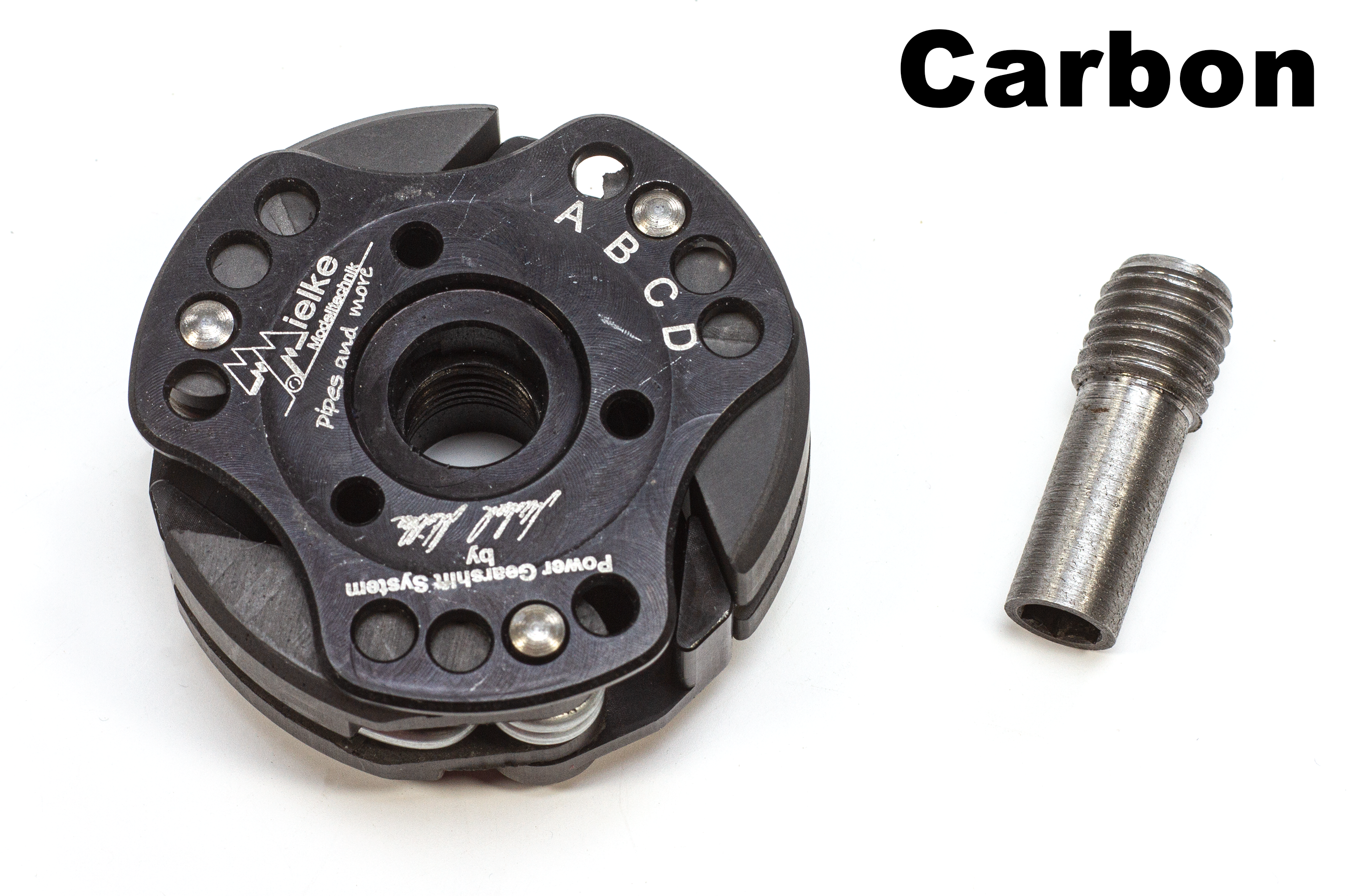 Mielke 5740 Power Gearshift tuning clutch for Genius, Mecatech, S88R, FBX, Carbon, 2,0 mm springs Mielke 5740 Power Gearshift tuning clutch for Genius, Mecatech, S88R, FBX, Carbon, 2,0 mm springs