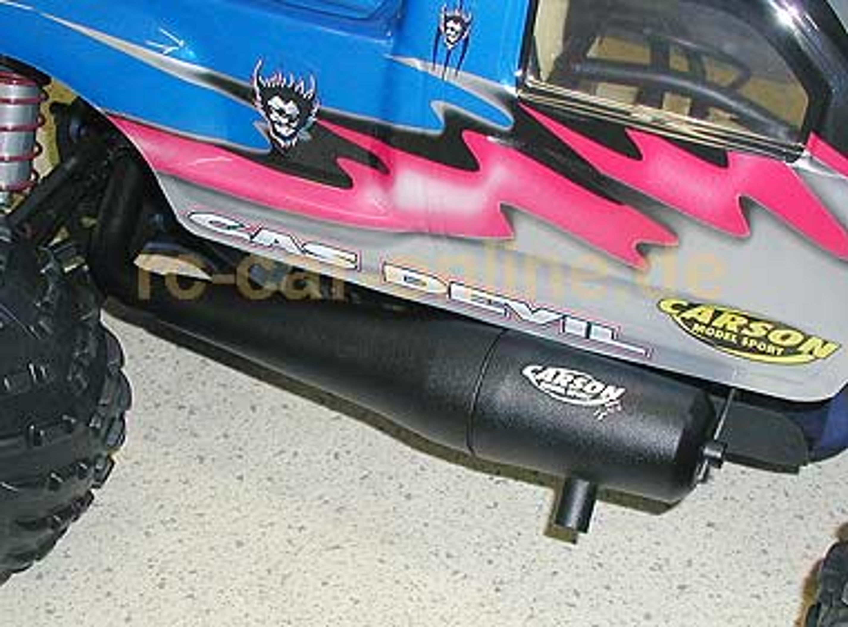 905046 Carson tuned pipe for Carson Gas Devil + CRT 4x4, Conrad Hell Devil, Smartech Titan - set 905046 Carson tuned pipe for Carson Gas Devil + CRT 4x4, Conrad Hell Devil, Smartech Titan - set