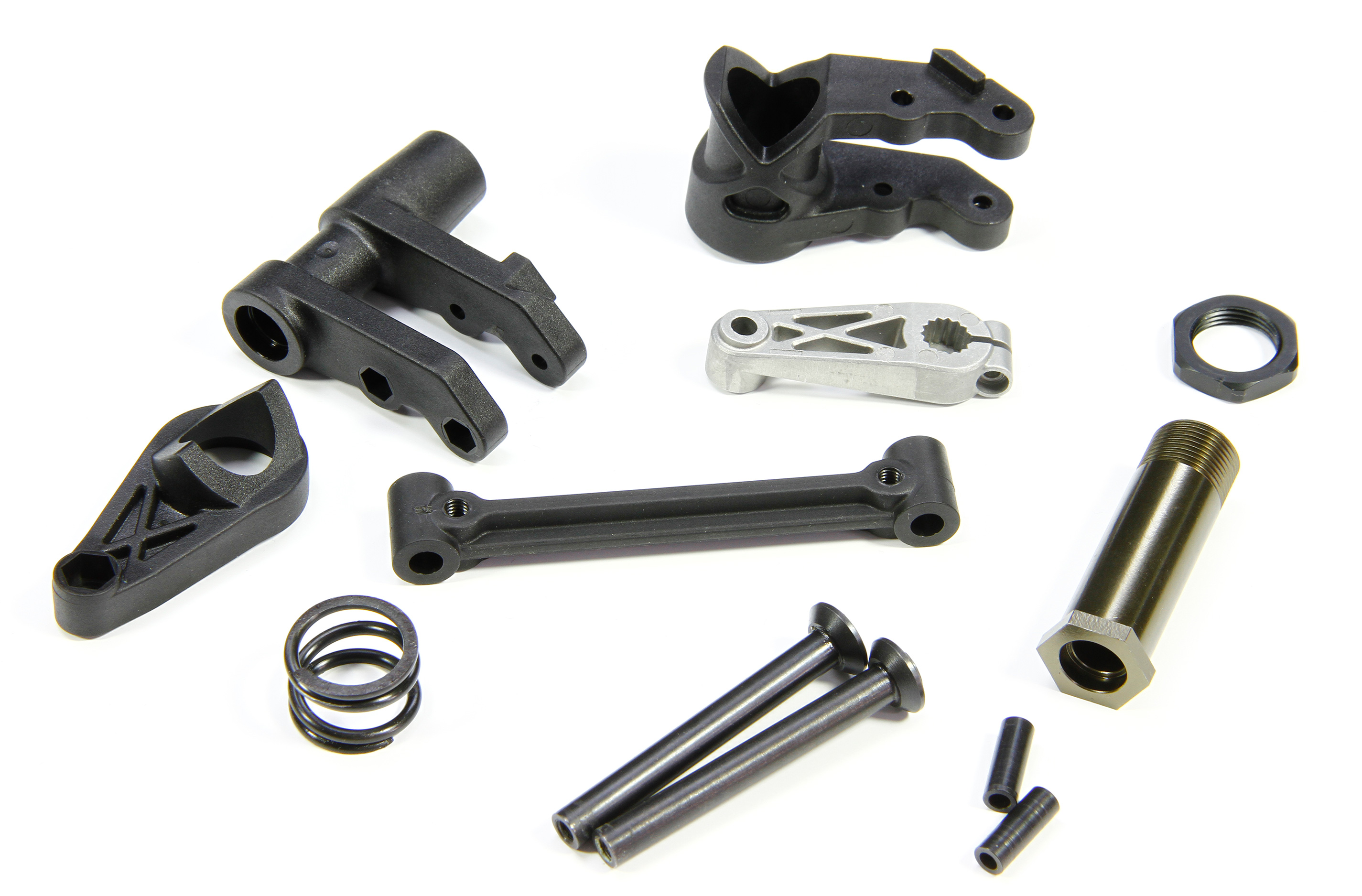LOS251030 Bellcranks and Servo Saver Assembly 6IX LOS251030 Bellcranks and Servo Saver Assembly 6IX