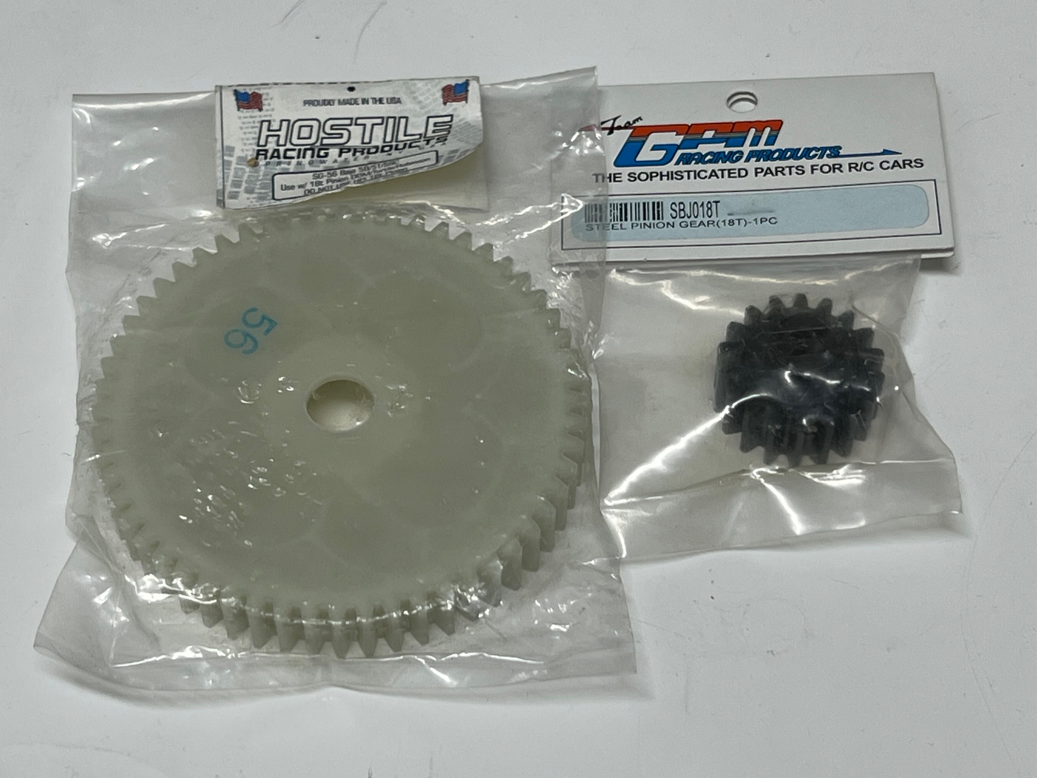 y131 Tuning Delrin Ritzel Set 56/18 für HPI und Carson