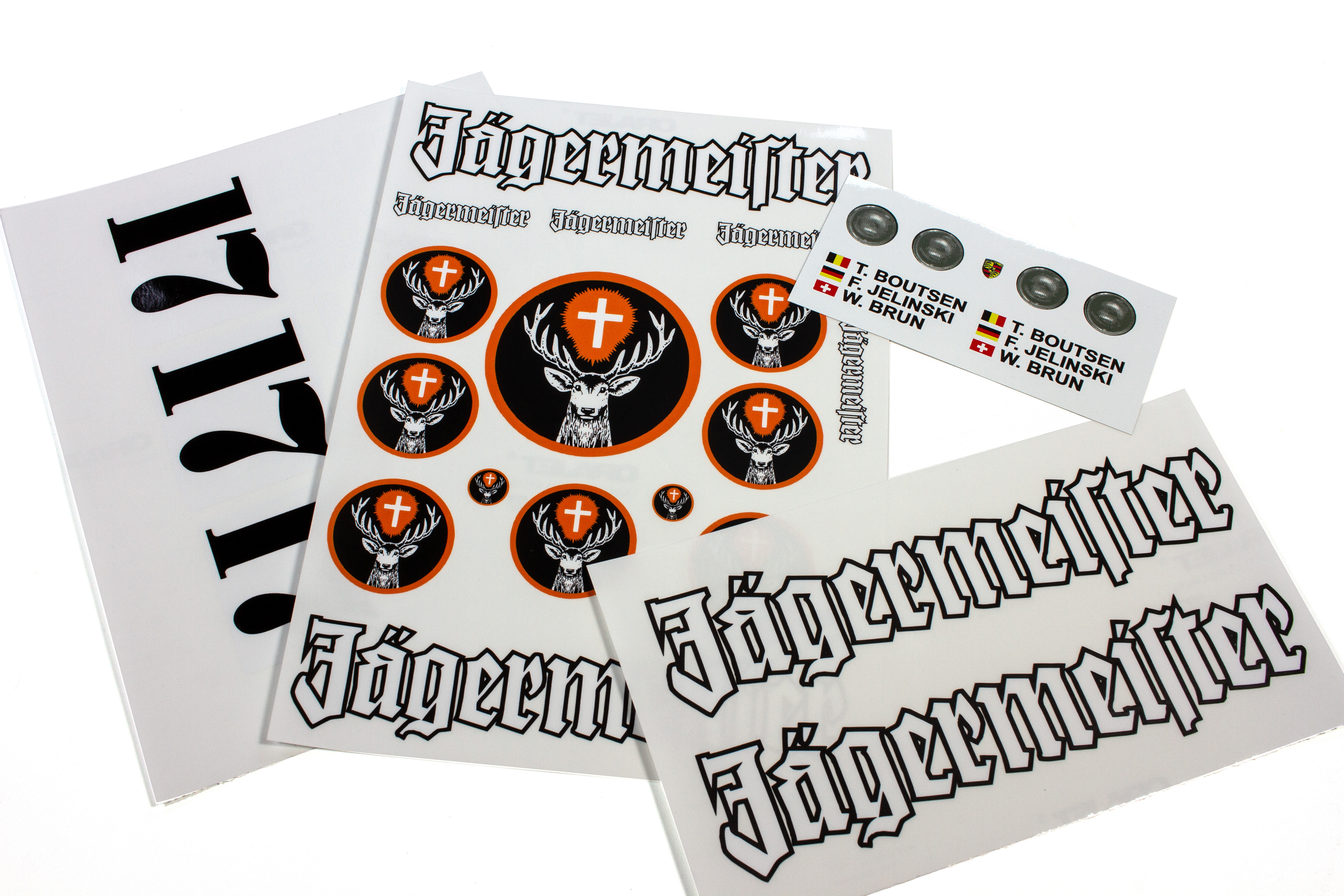 y3024 Porsche 962 Dekorbogen Jägermeister y3024 Porsche 962 Dekorbogen Jägermeister