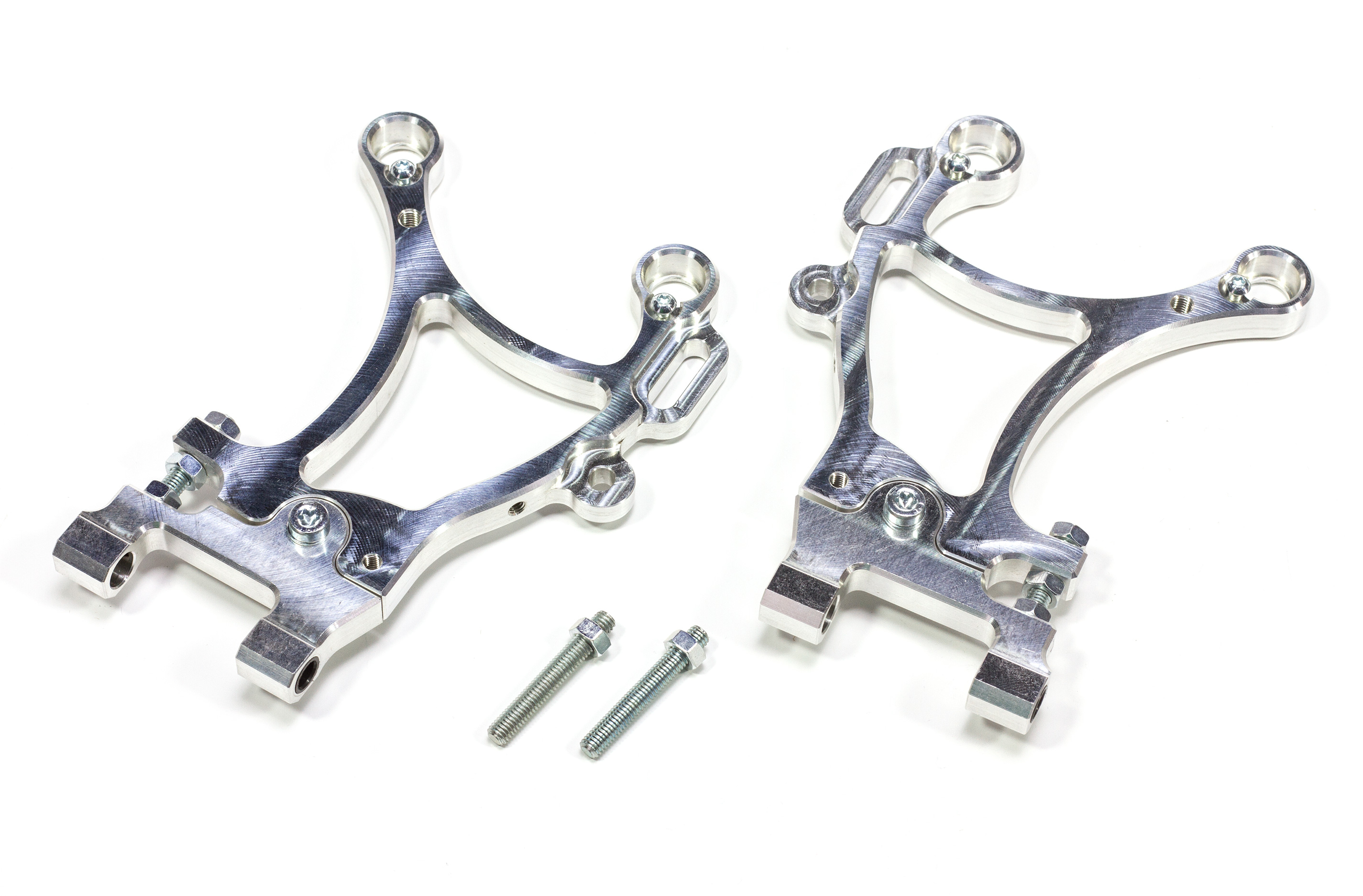 y0315 Elcon Alu-Querlenker hinten unten, für FG Evo und Sportsline, Truck-Breite, Paar