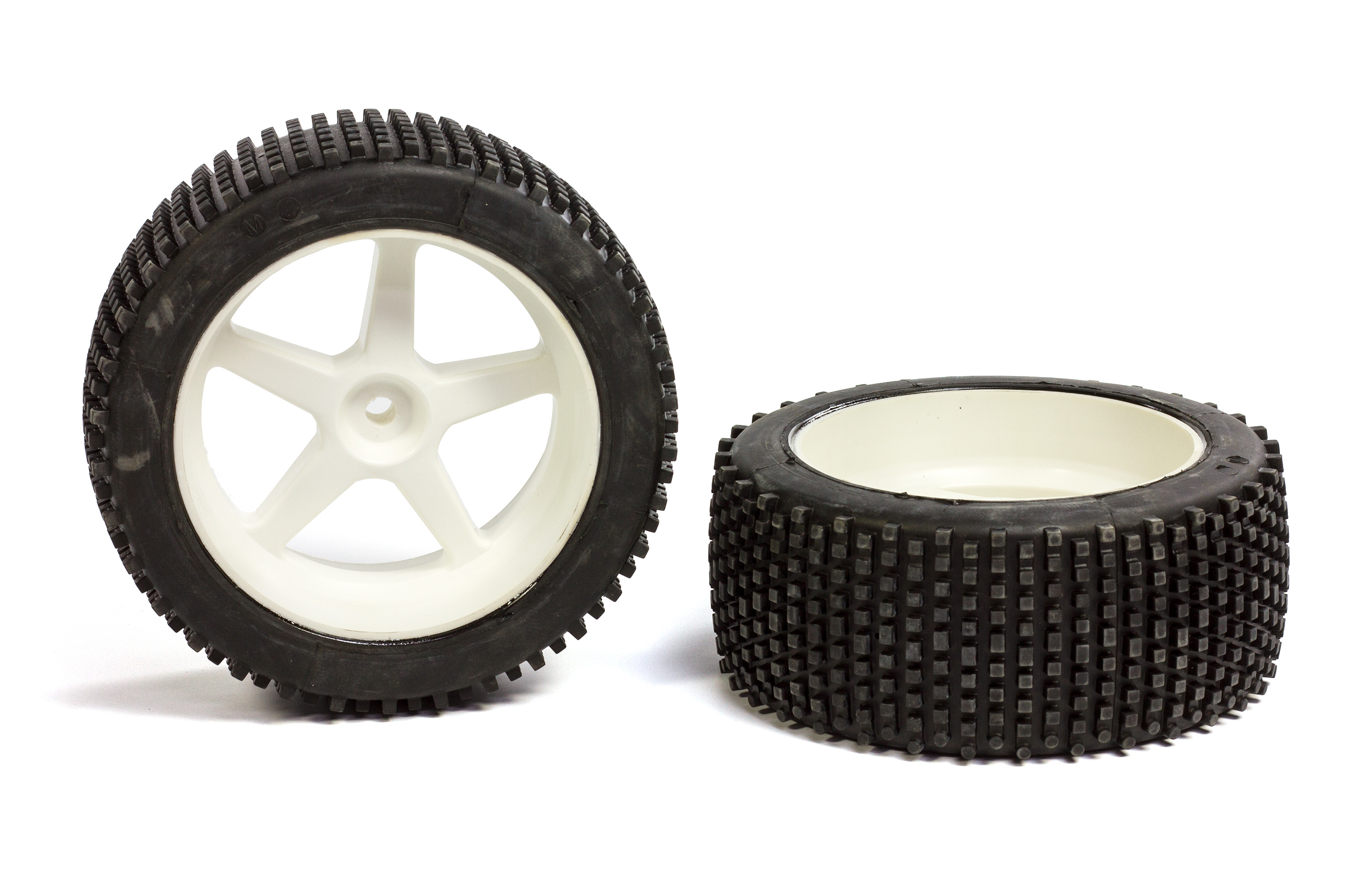 6407/05 FG Mini pin M / OR tires, glued, white, 2 pcs. 6407/05 FG Mini pin M / OR tires, glued, white, 2 pcs.