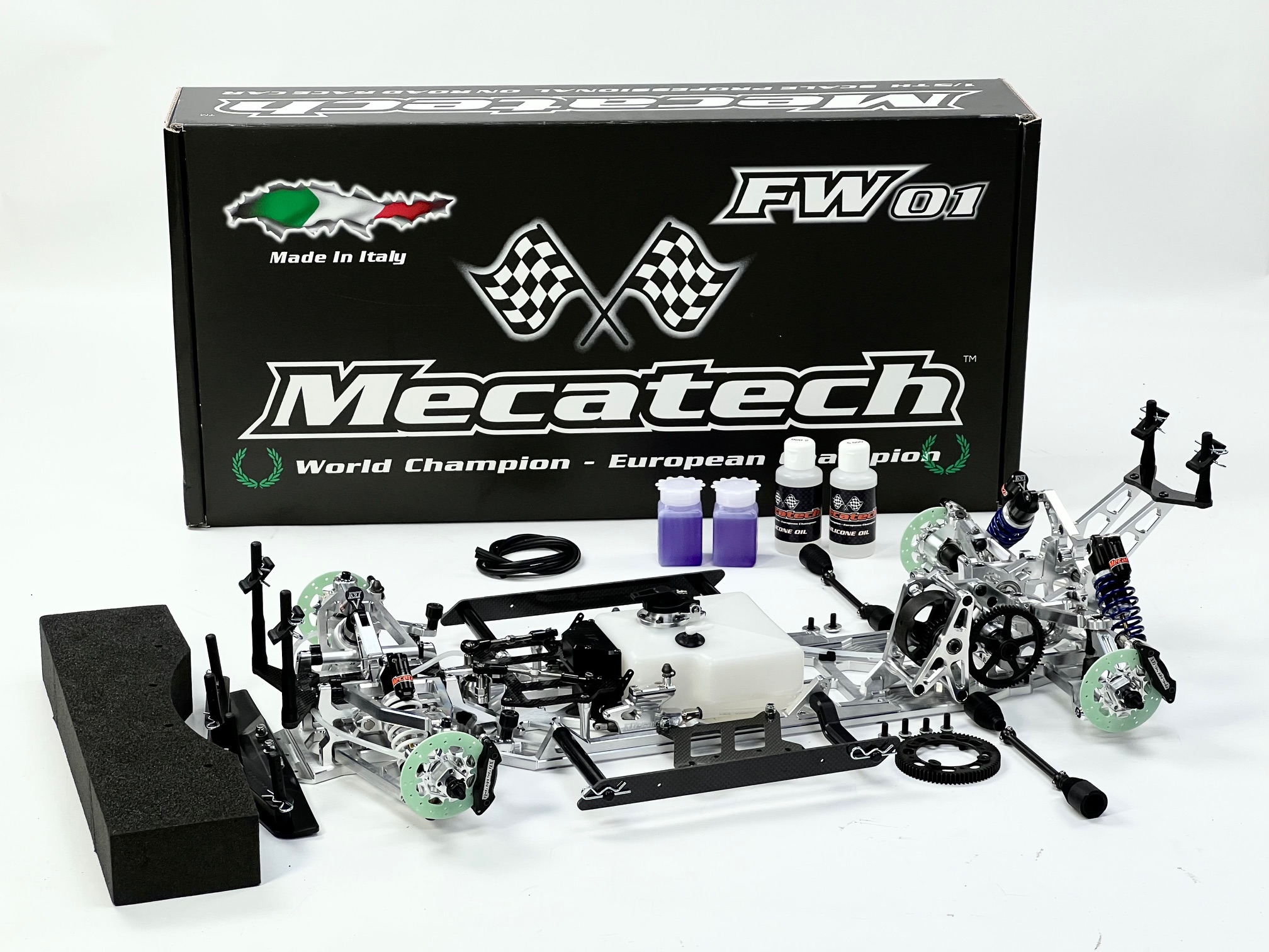 Mecatech FW01 Touring car, wheelbase 510 mm, Chassis Kit -- Europe- and world champion