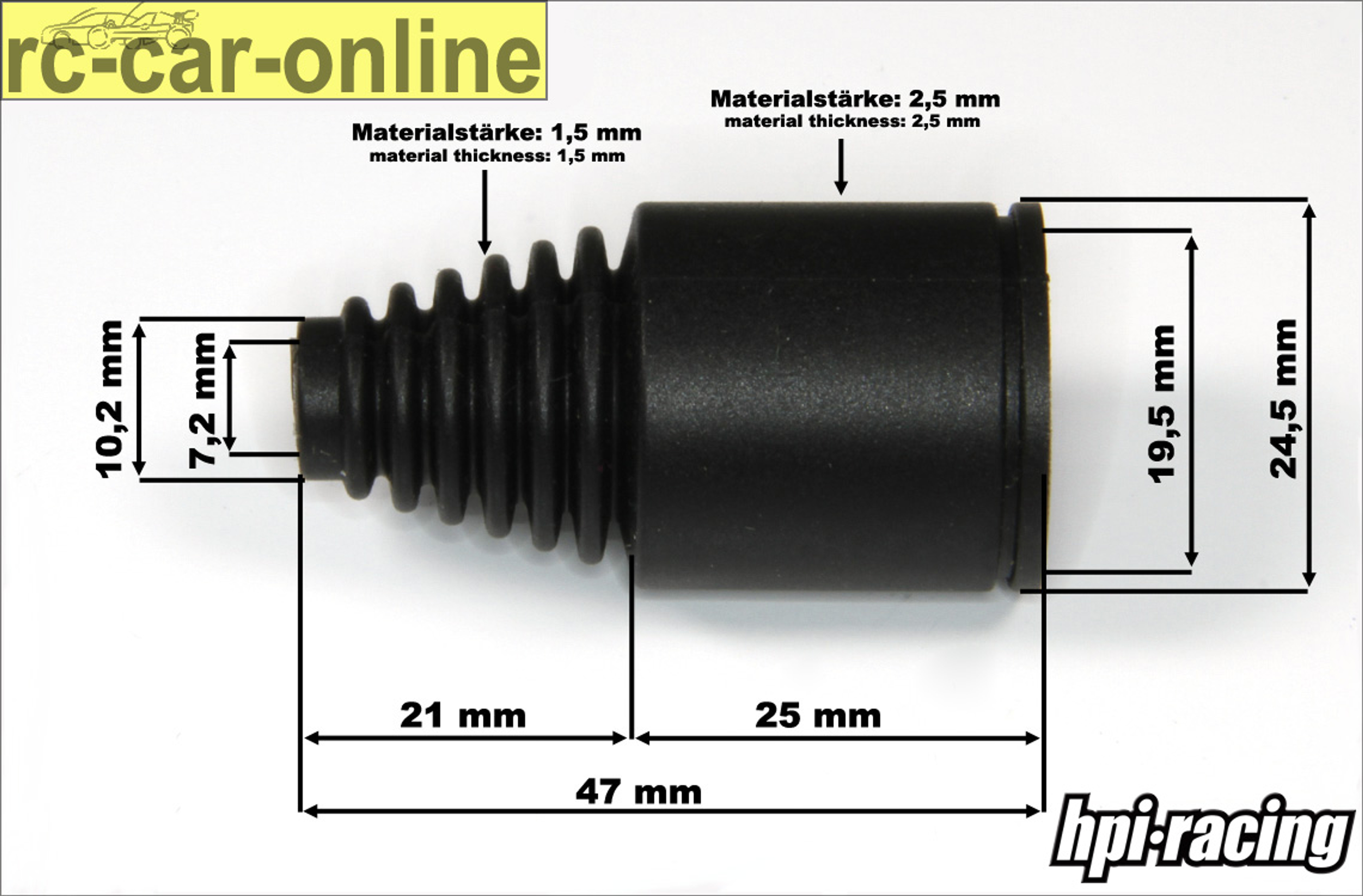 y86479 HighElastic Gummimanschetten 47 mm, verschiedene Farben, 4 St. y86479 HighElastic Gummimanschetten 47 mm, verschiedene Farben, 4 St.