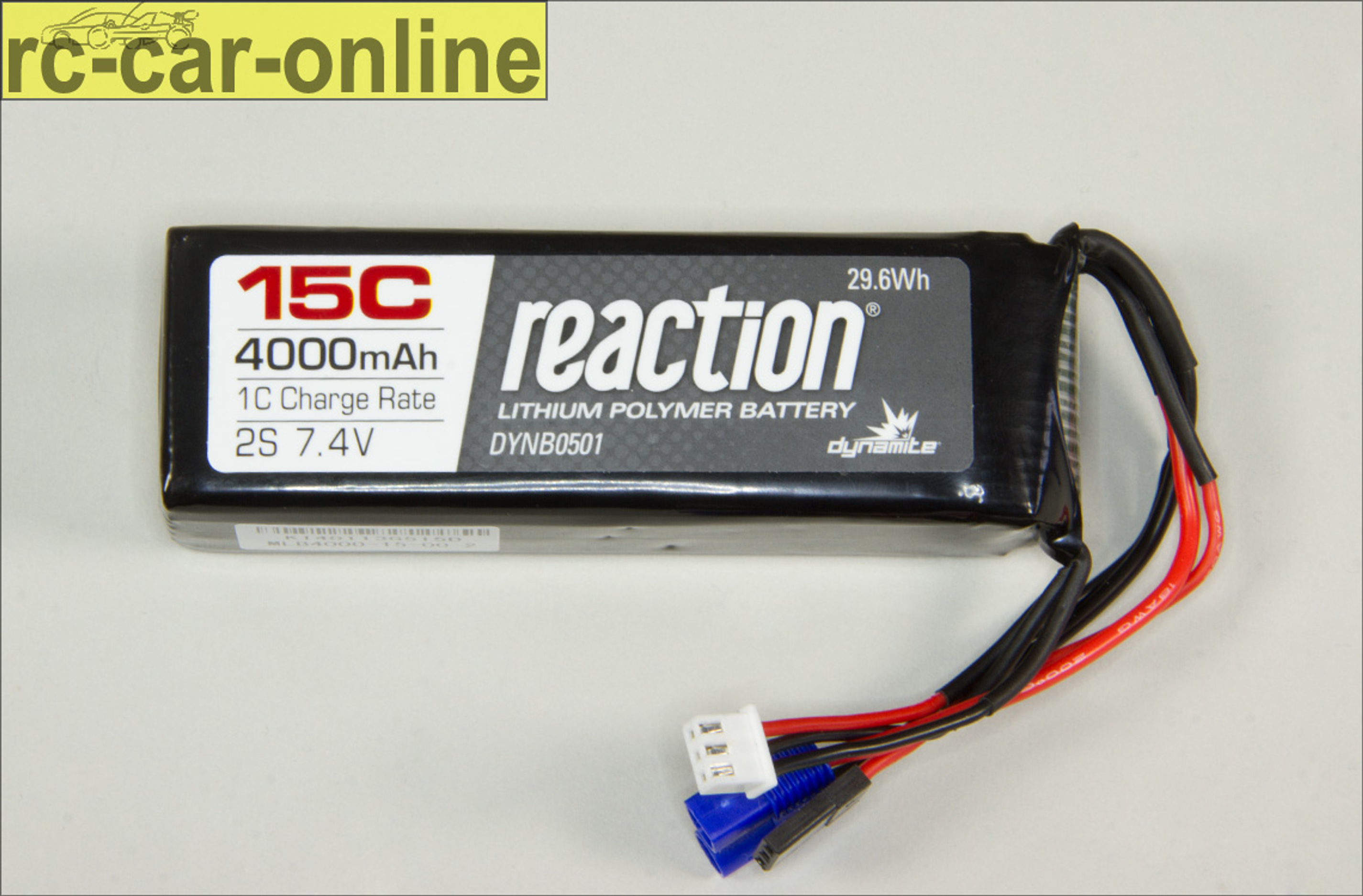 DYNB0501 7.4V 4000mAh 2S 15C LiPo Akku DYNB0501 7.4V 4000mAh 2S 15C LiPo Akku