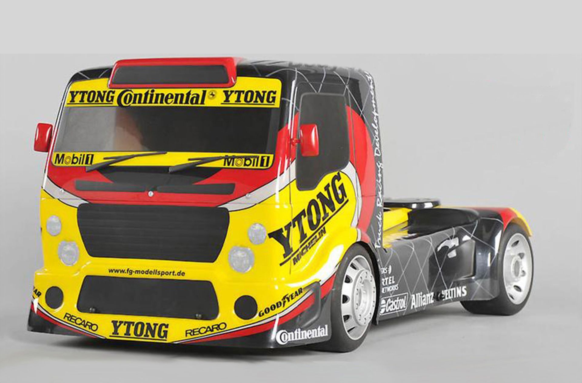 FG Sportsline 4WD-530E Team Truck body shell clear up to 200A/8S