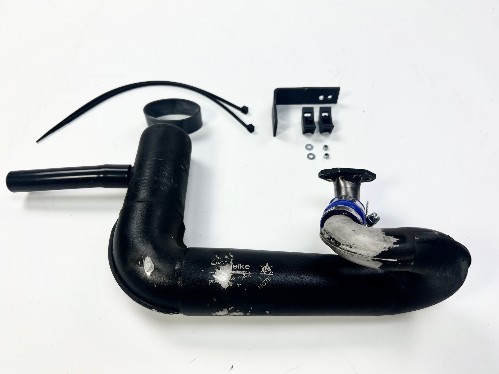 5188 Mielke HOT - Power tuned pipe exhaust system losi 5T/2.0 and Mini, used.