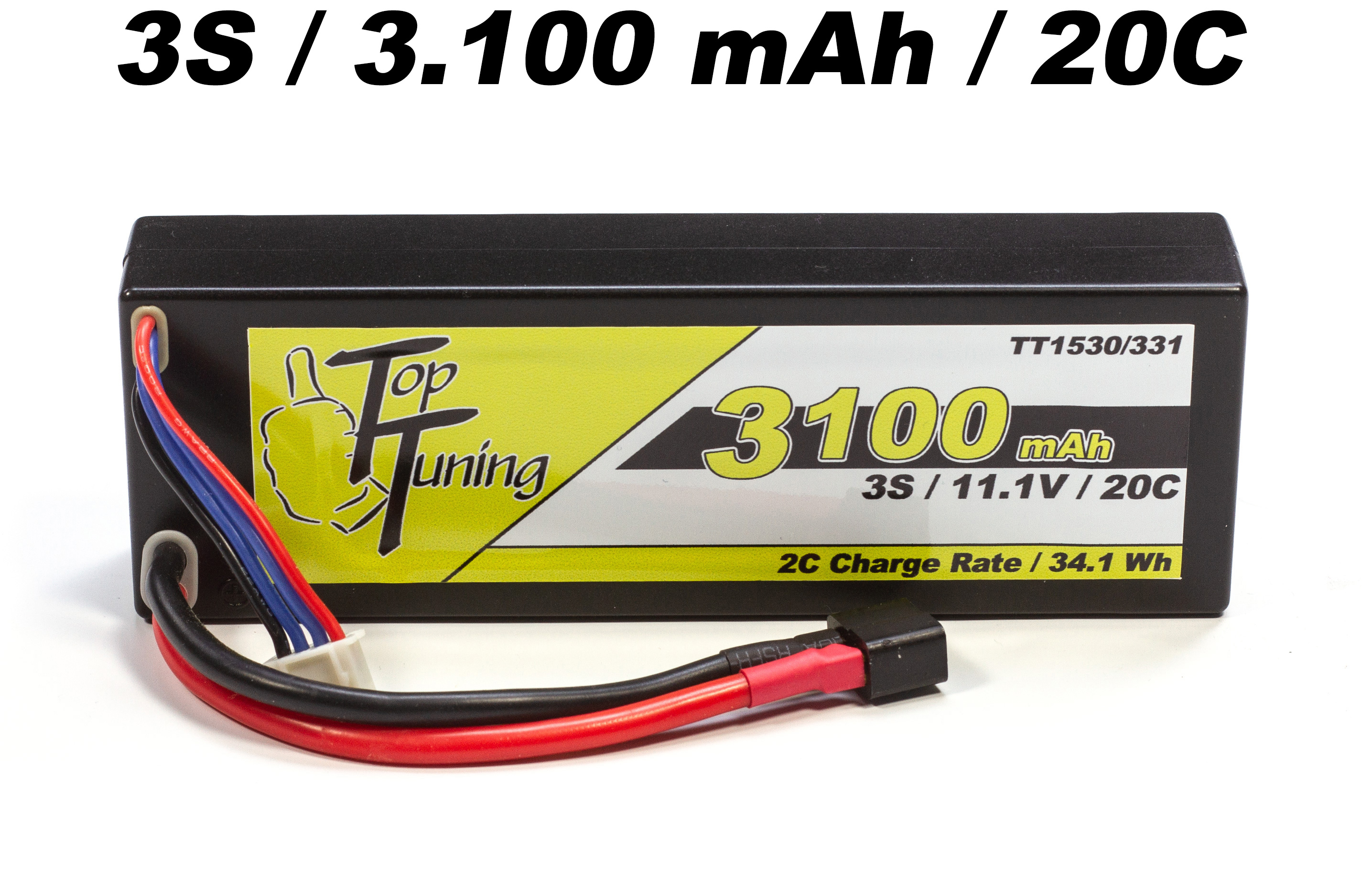 TT1530/331 Top Tuning 3100 mAh LiPo battery 3S, 11,1V 20C Offer