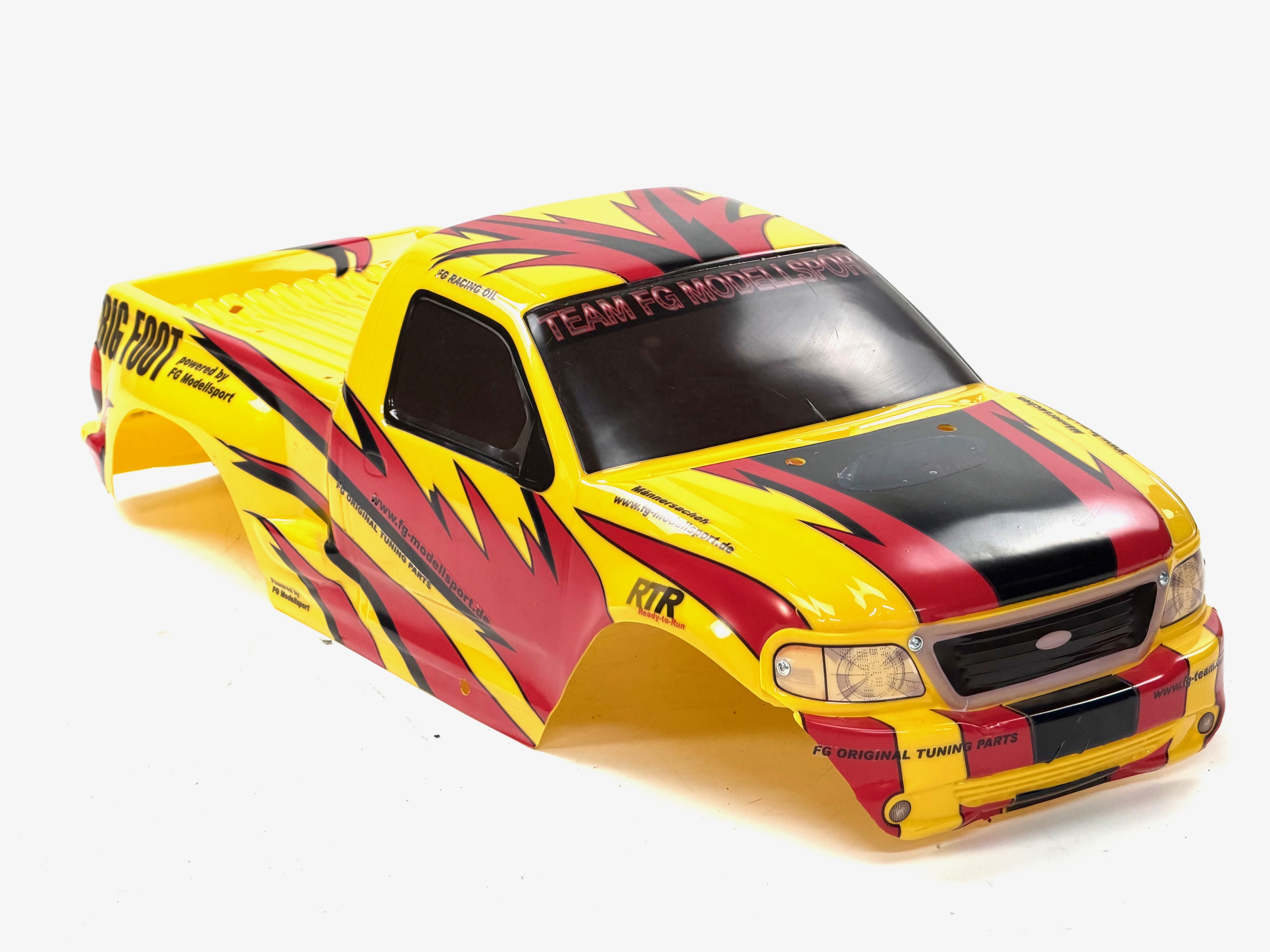 23110/05 FG Karosserie Monster Truck WB 535, gelb, mit Dekor, Ausstellungsstück