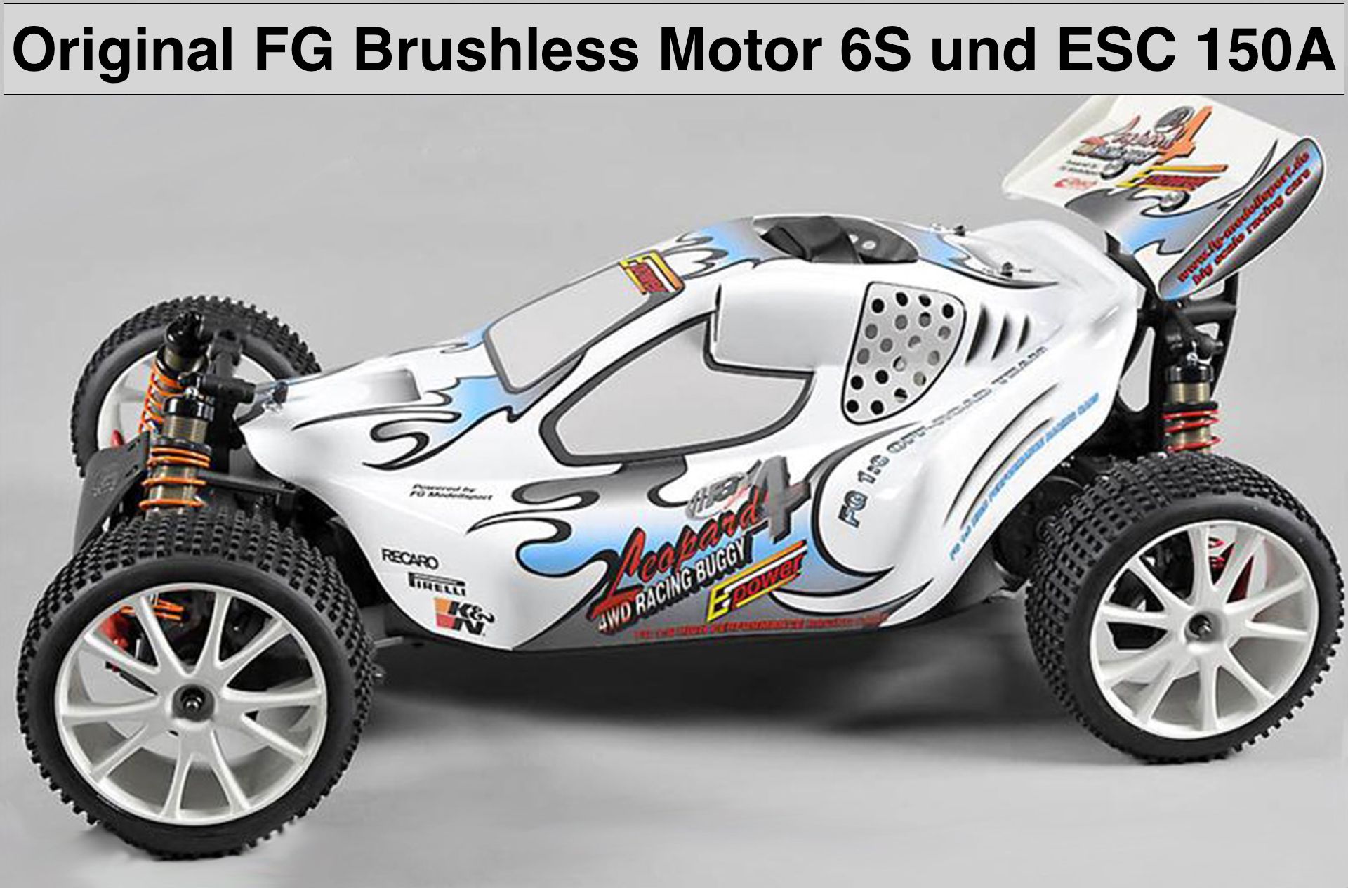 FG Elektro 4WD Leopard 4E WB535, ESC 150A und Brushless Motor 6S FG Elektro 4WD Leopard 4E WB535, ESC 150A und Brushless Motor 6S