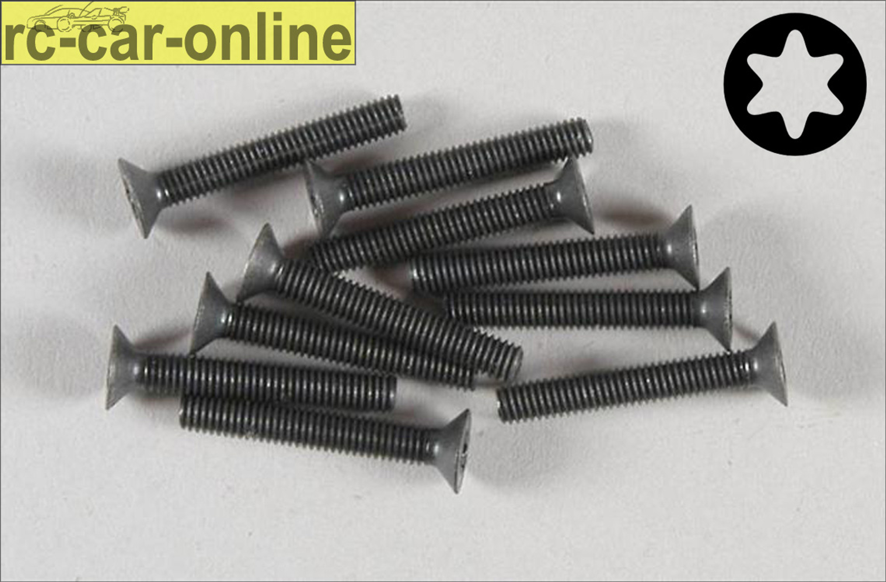 6918/20 FG Countersunk screw with Torx M3x20 mm, 10 pieces