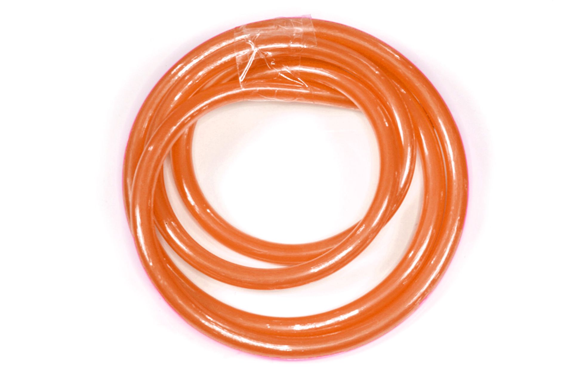 y0305/03  orange flexible fuel line, top quality, 1 meter