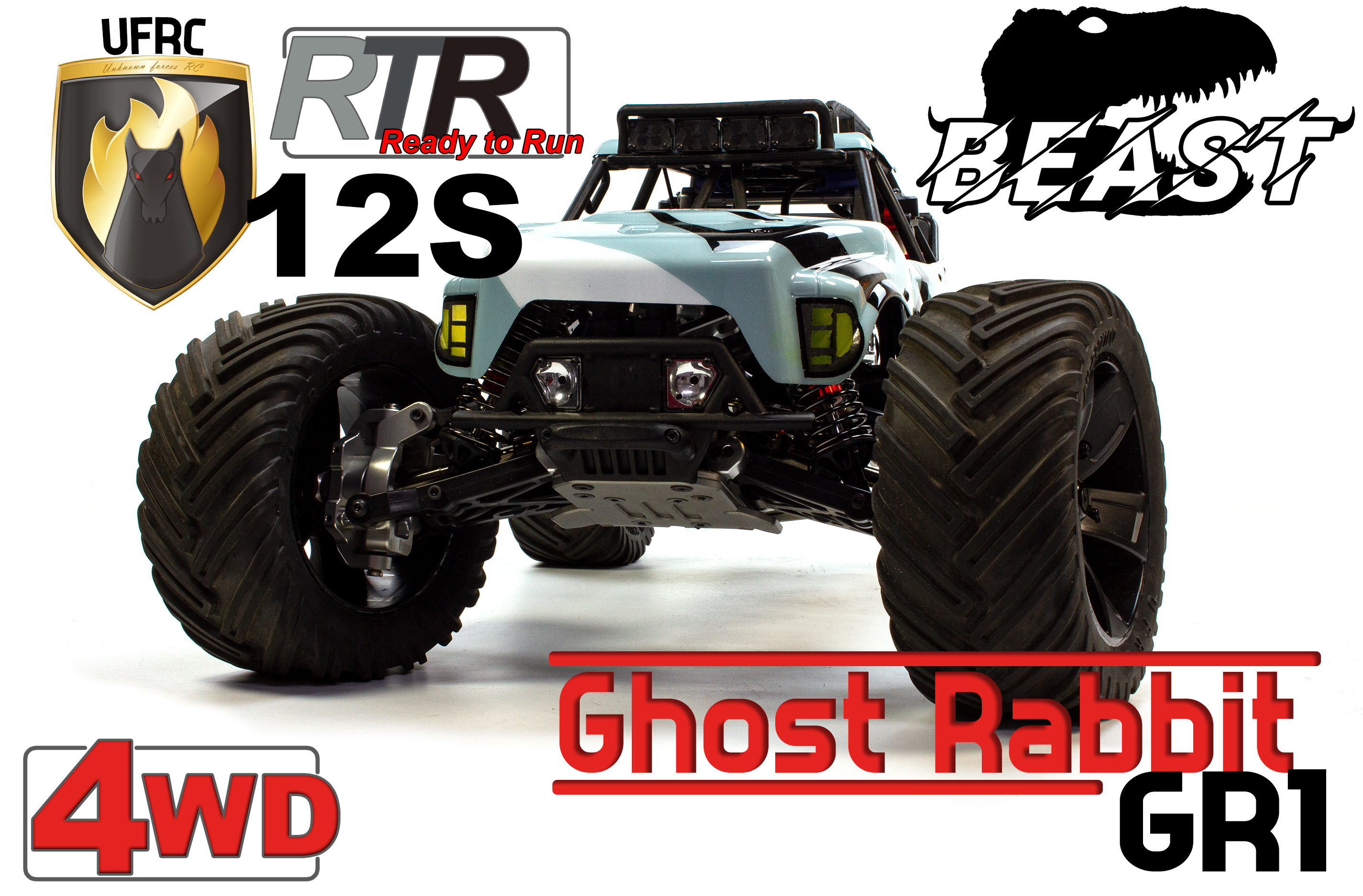 UFRC Ghost Rabbit GR1 4WD 1:5 Brushless Buggy 12S, RTR Version