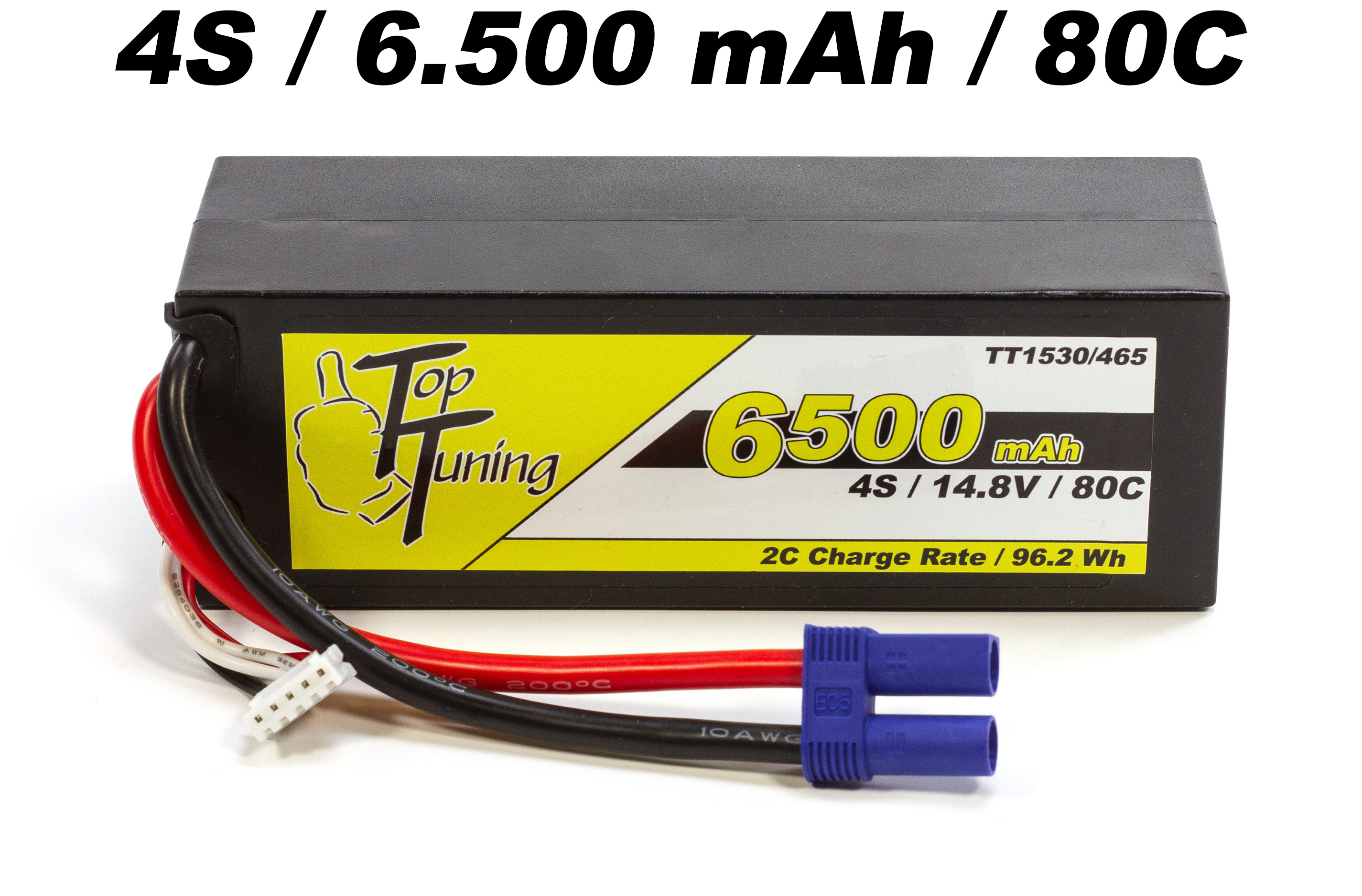 TT1530/465 Top Tuning 6500 mAh LiPo battery 4S, 14,8V 80C