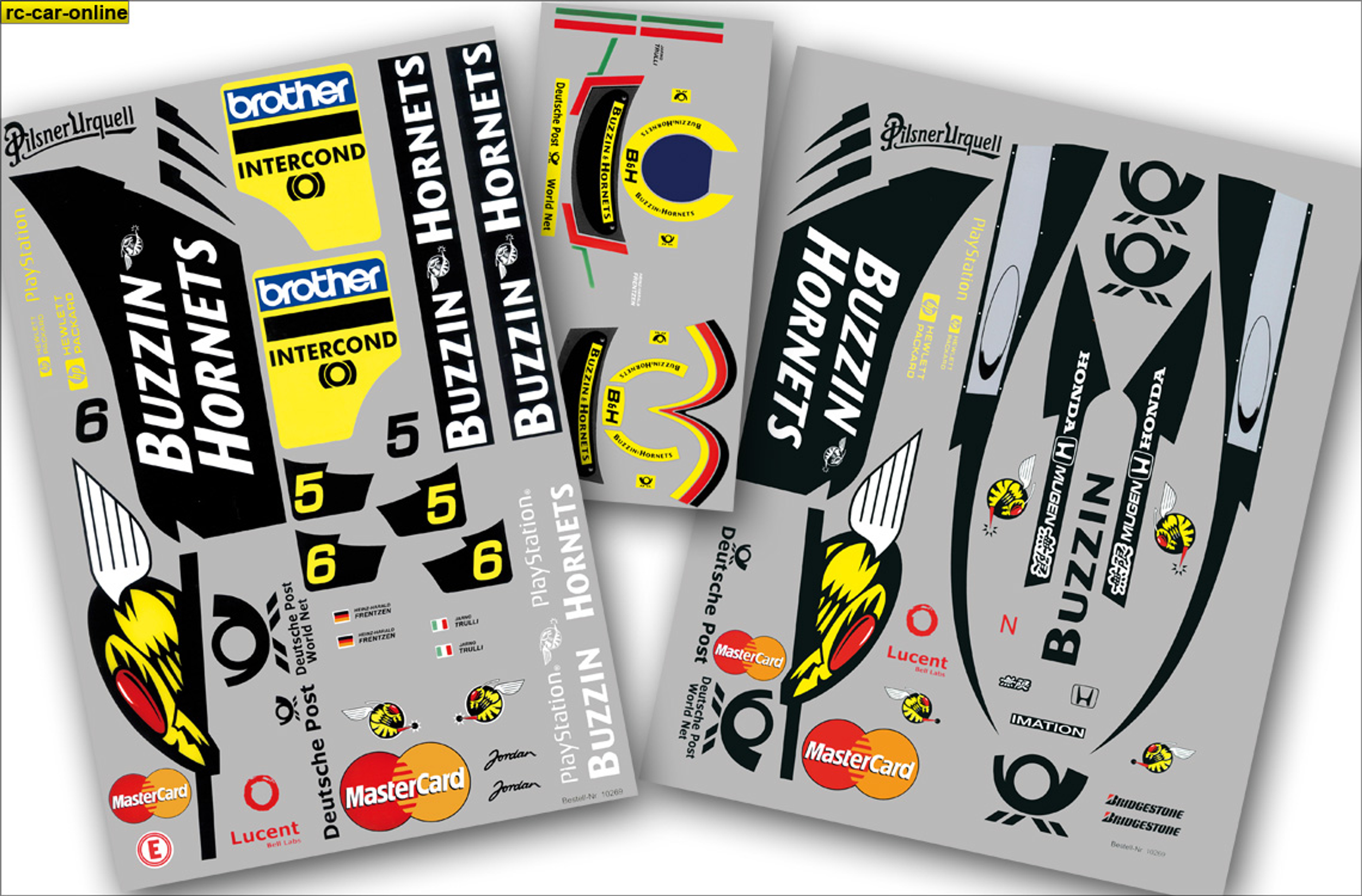 10269 FG Team decals Buzzin-Hornets Formula 1 10269 FG Team decals Buzzin-Hornets Formula 1